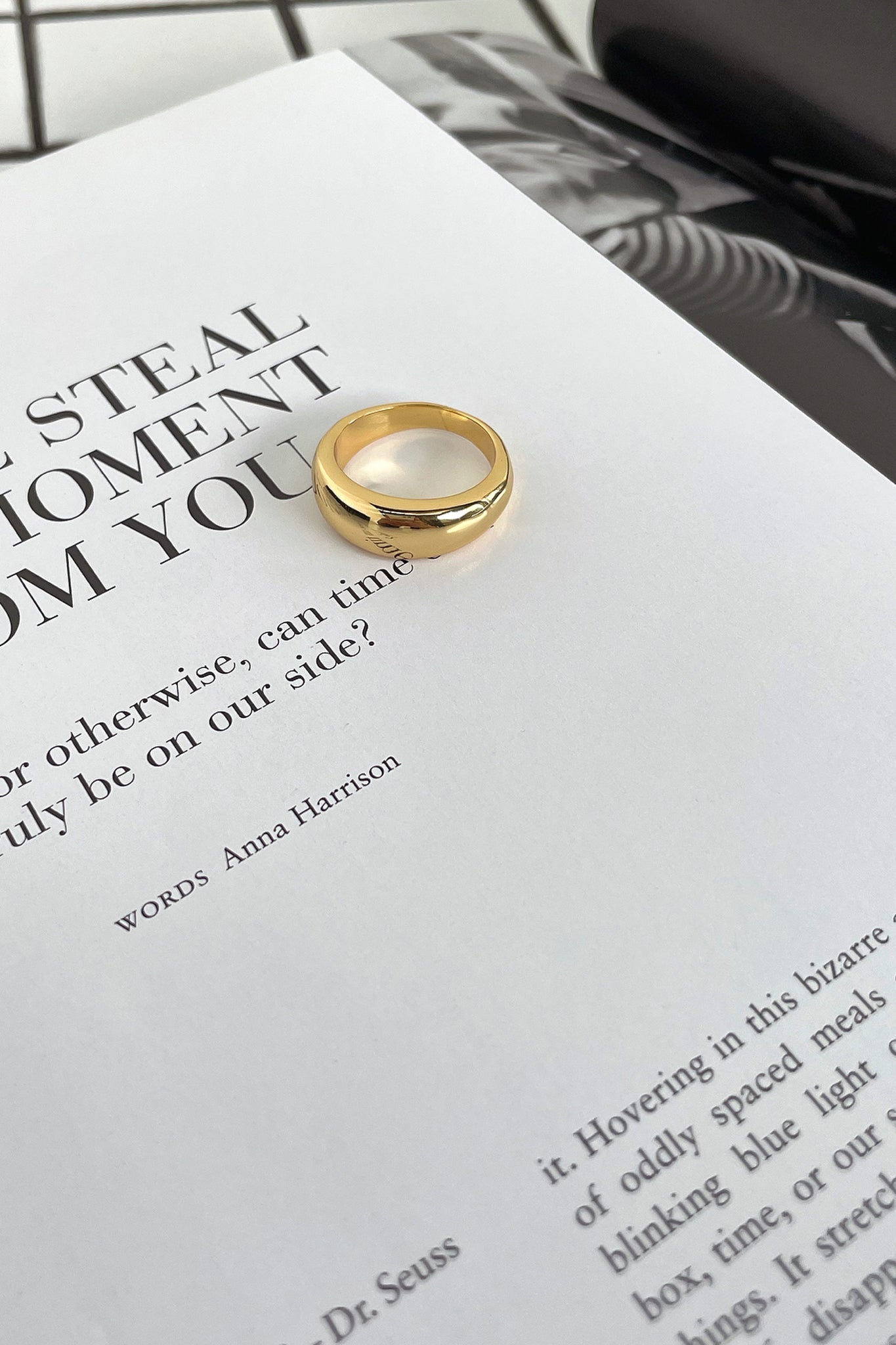 Tia Ring - 18K Gold Plated-Coutiqo