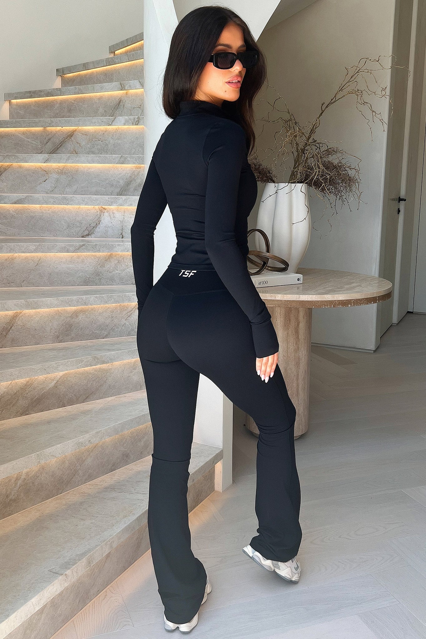 Velocity Flare Tights - Black-Coutiqo