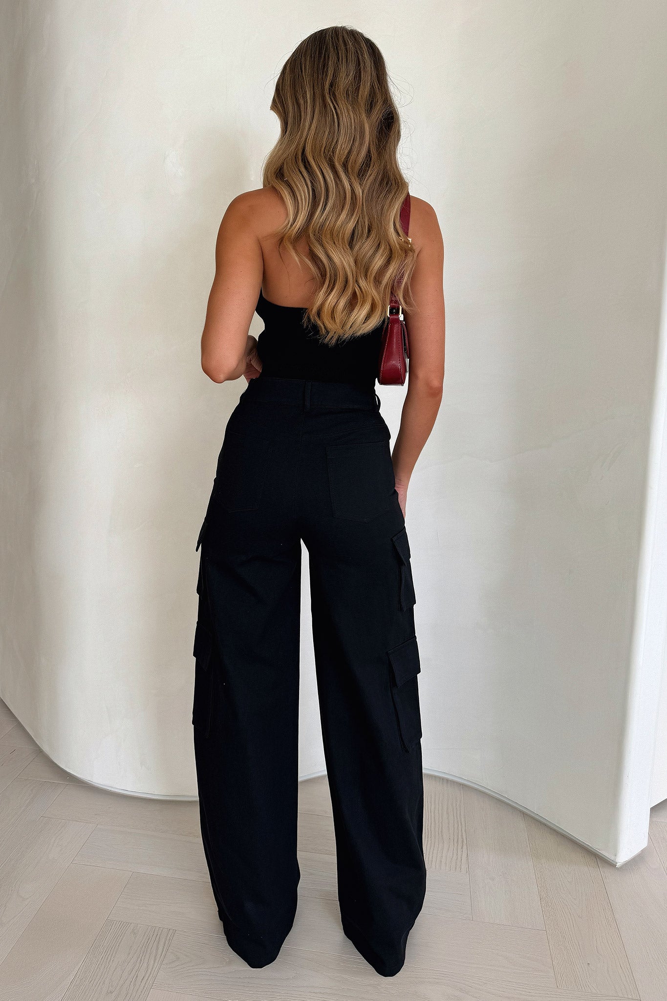 Venus Cargo Pants - Black Tall-Coutiqo