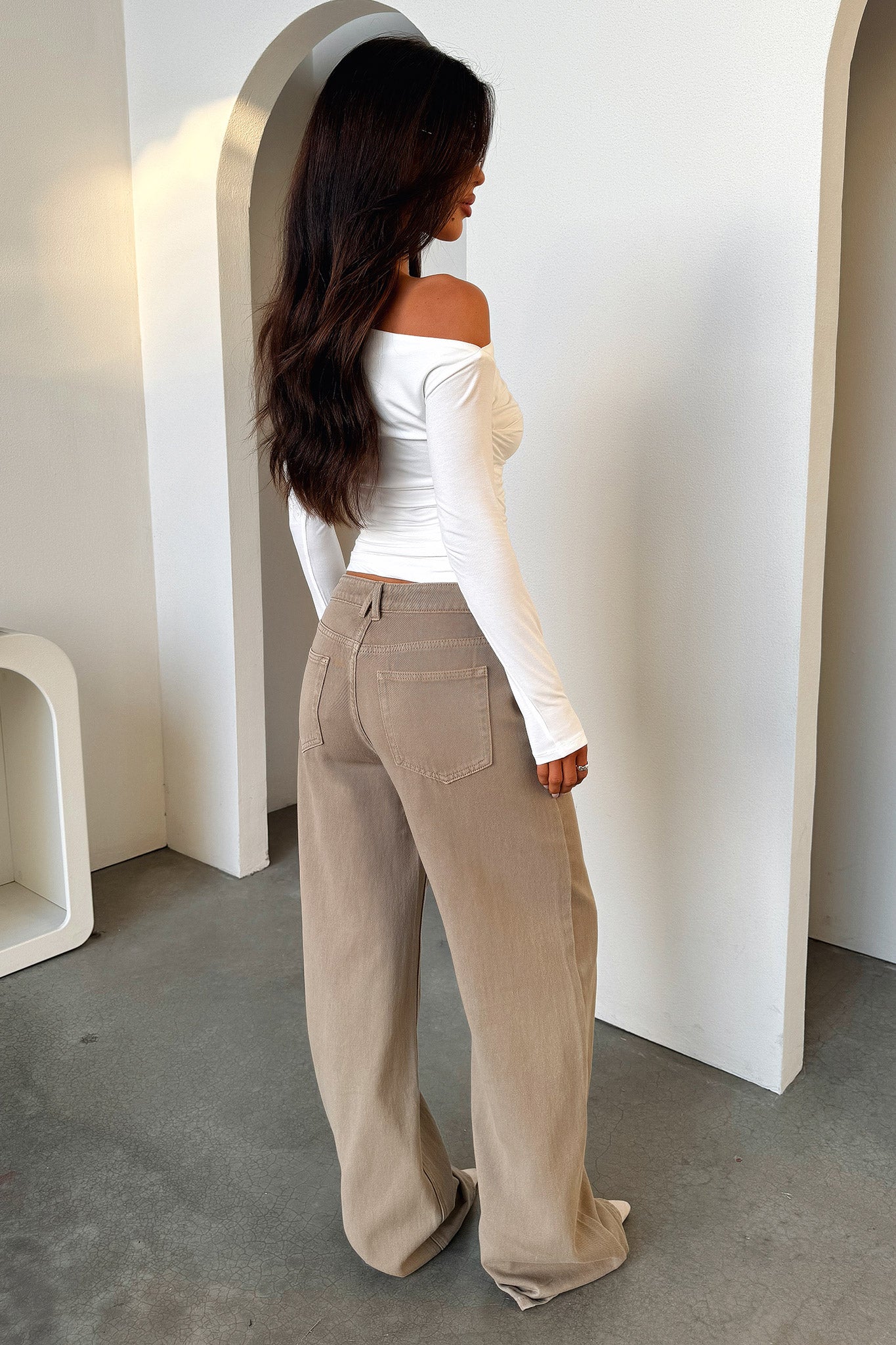 Vitani Long Sleeve Top - White-Coutiqo