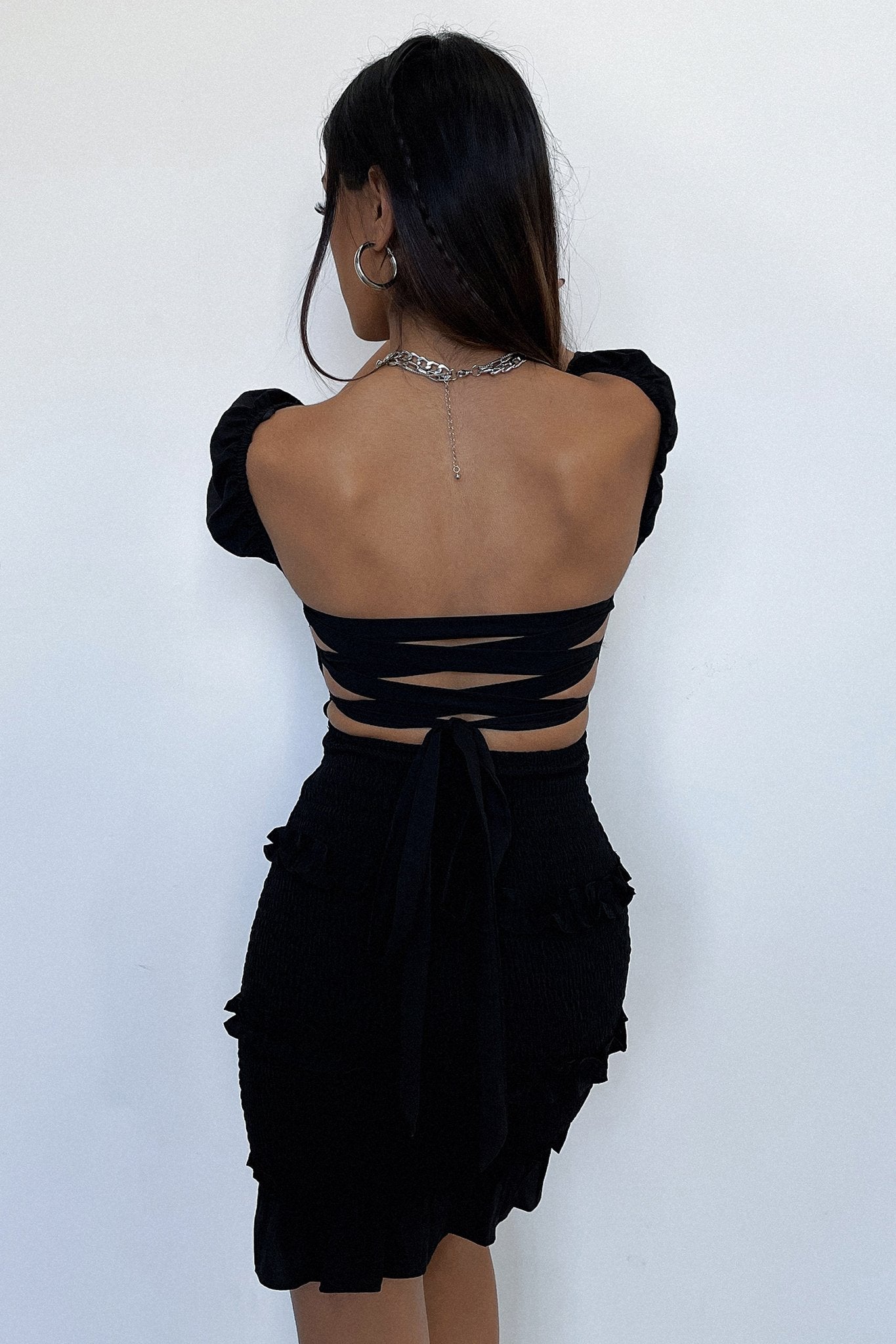 Wonder Dress - Black-Coutiqo