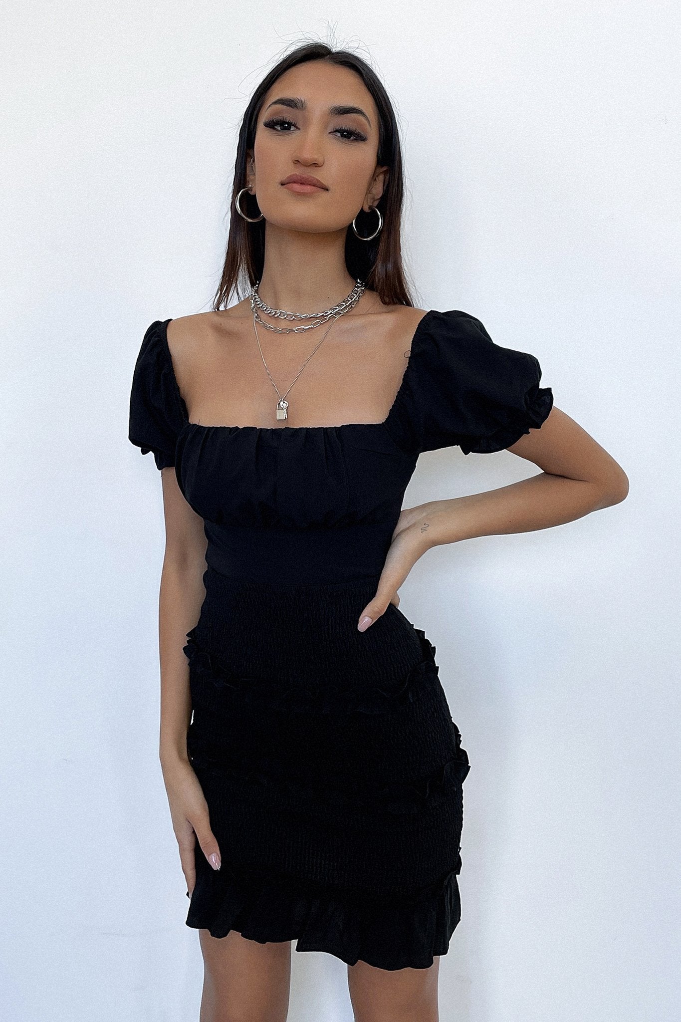 Wonder Dress - Black-Coutiqo