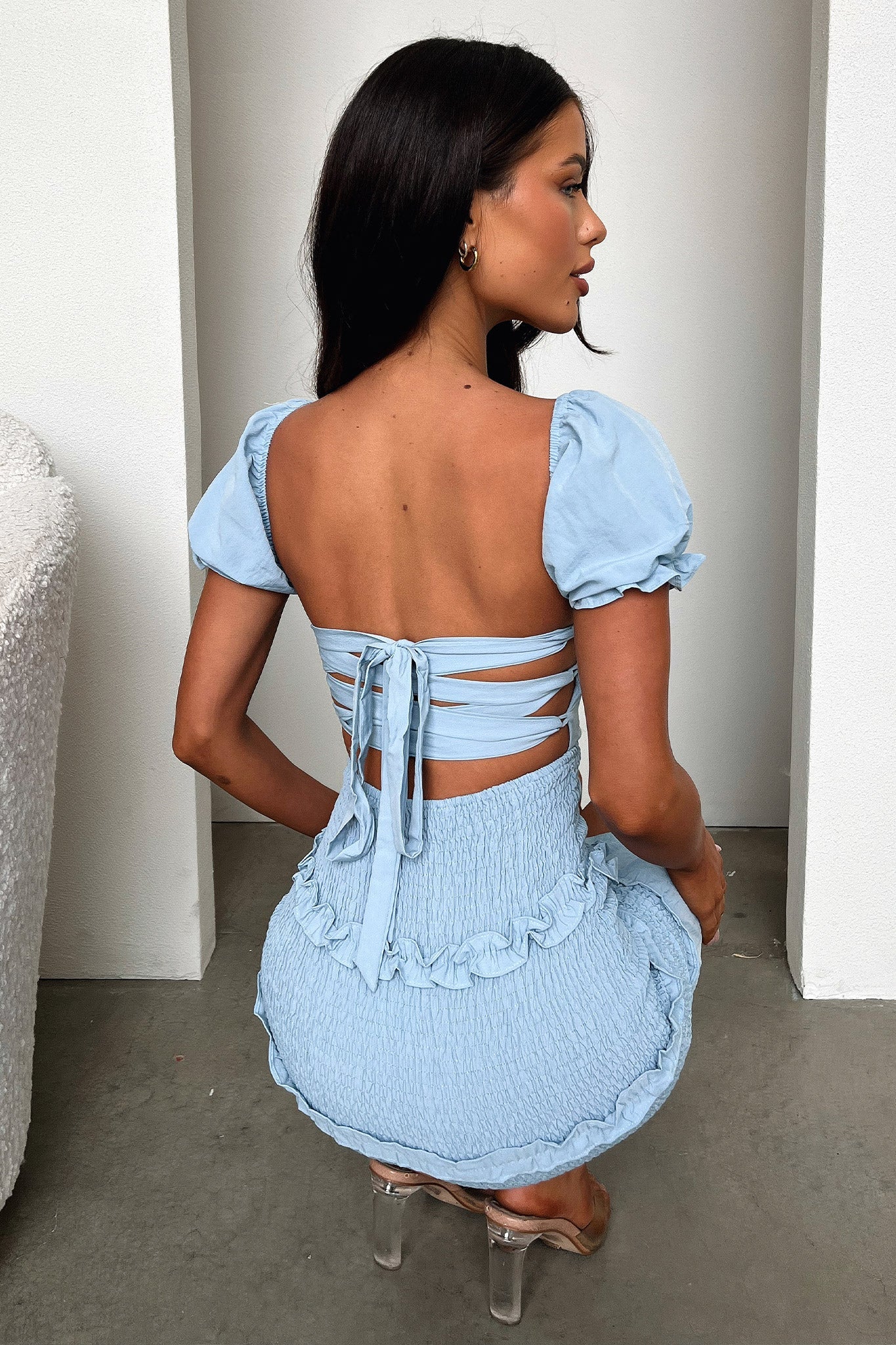 Wonder Dress - Blue-Coutiqo
