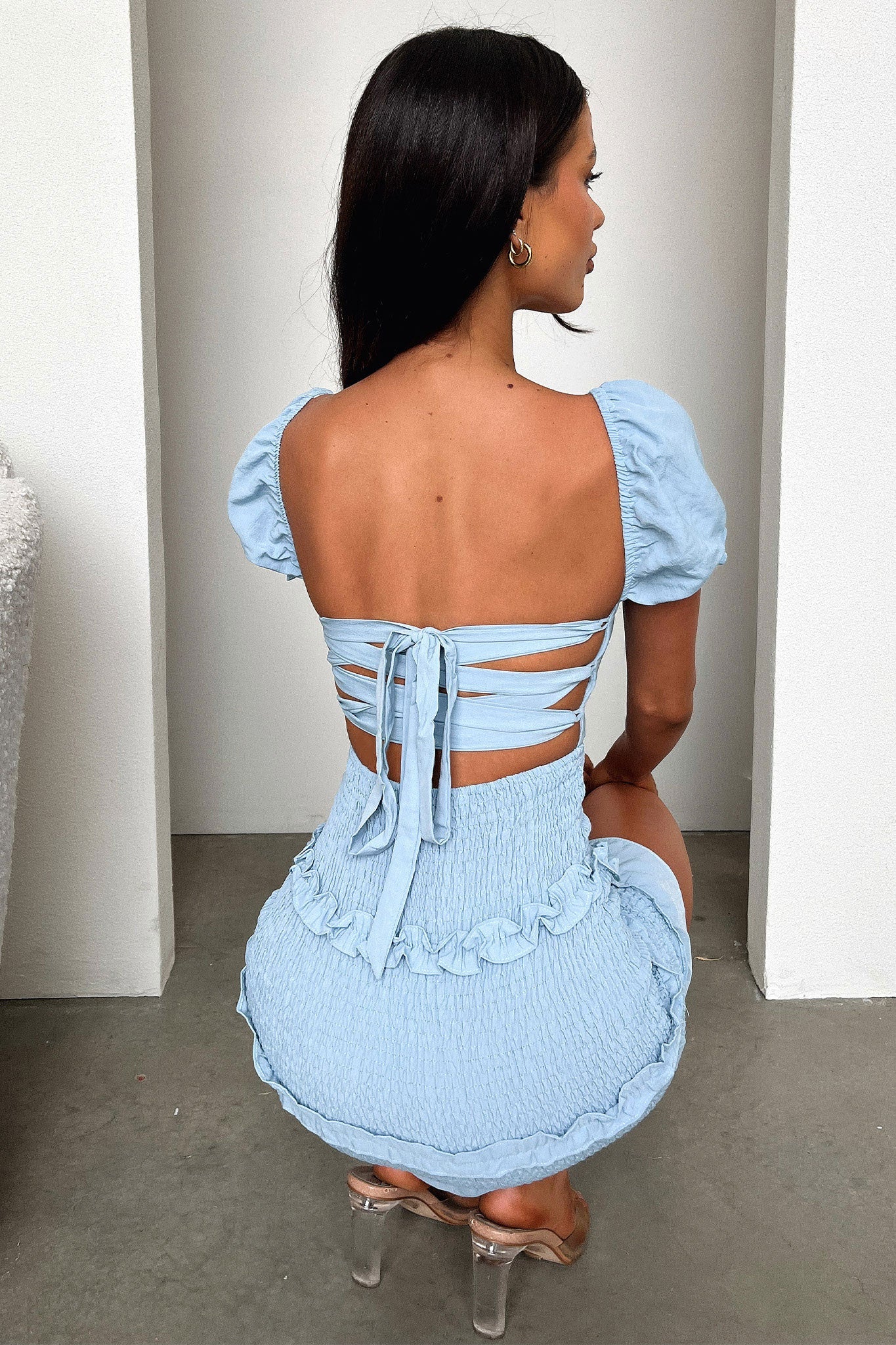 Wonder Dress - Blue-Coutiqo