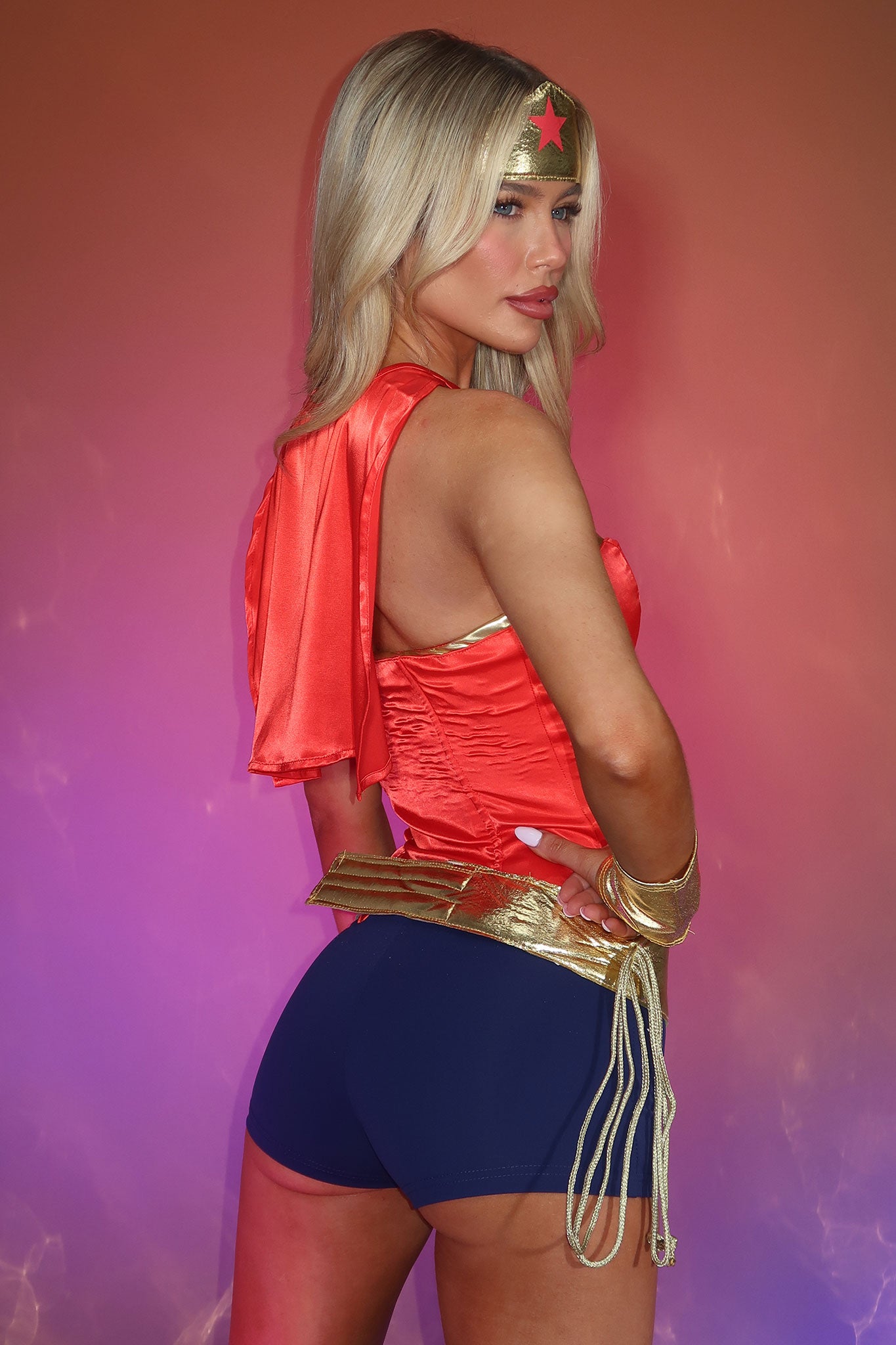 Justice Served 3 Piece Set - Red/Navy-Coutiqo