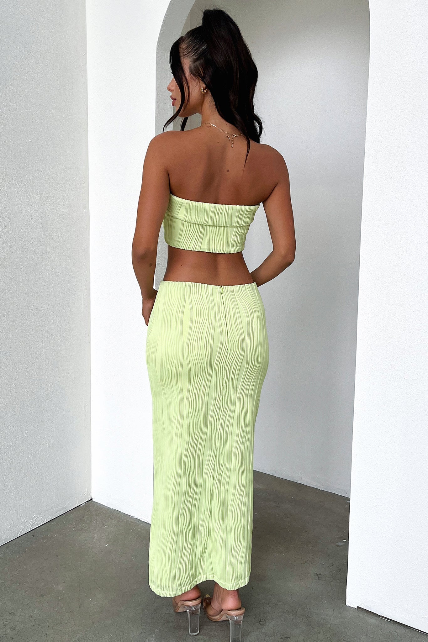 Xava Crop - Green-Coutiqo