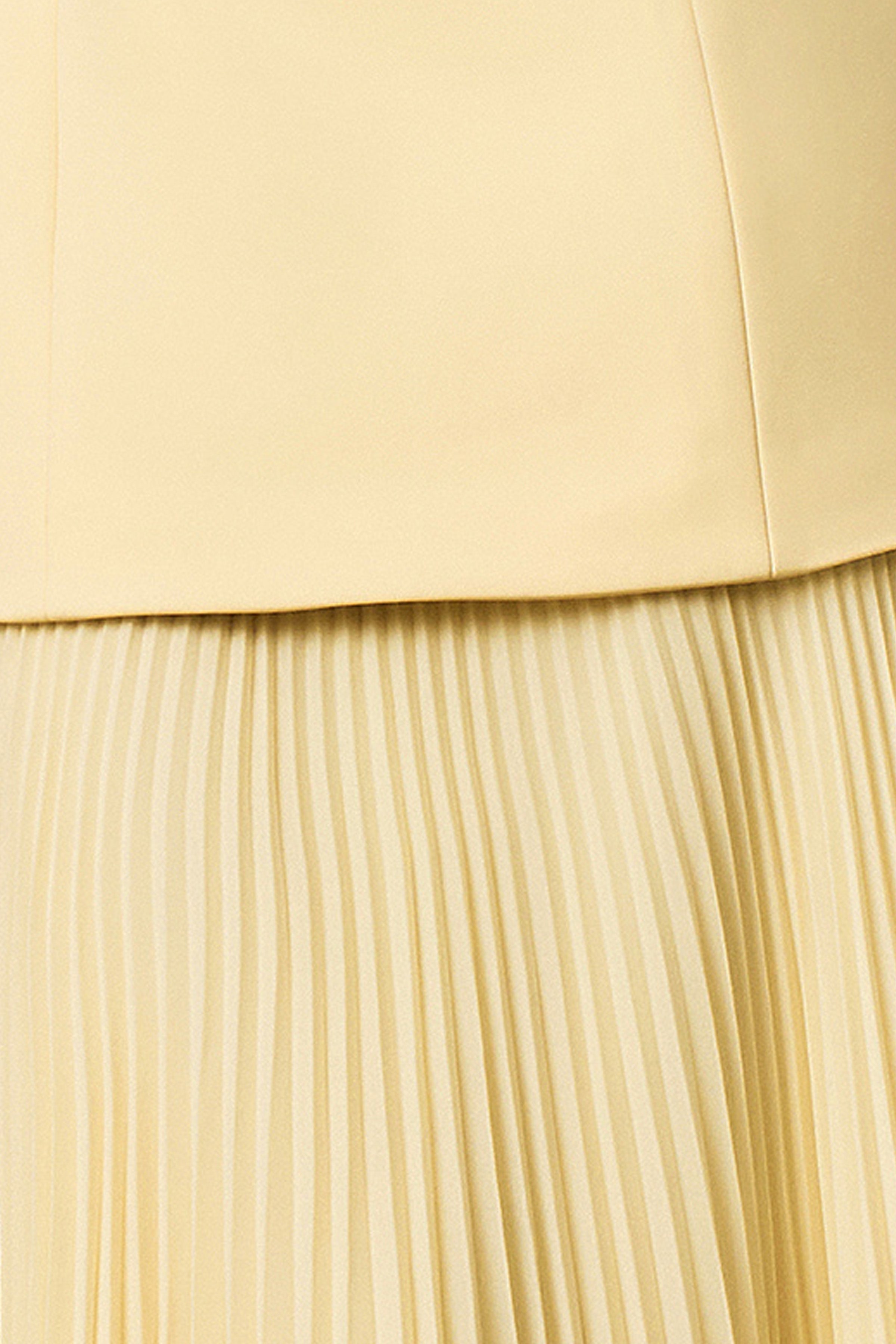 Hadley | Lemon Boat-Neck Maxi Dress With Drop-Waist-Sowoom