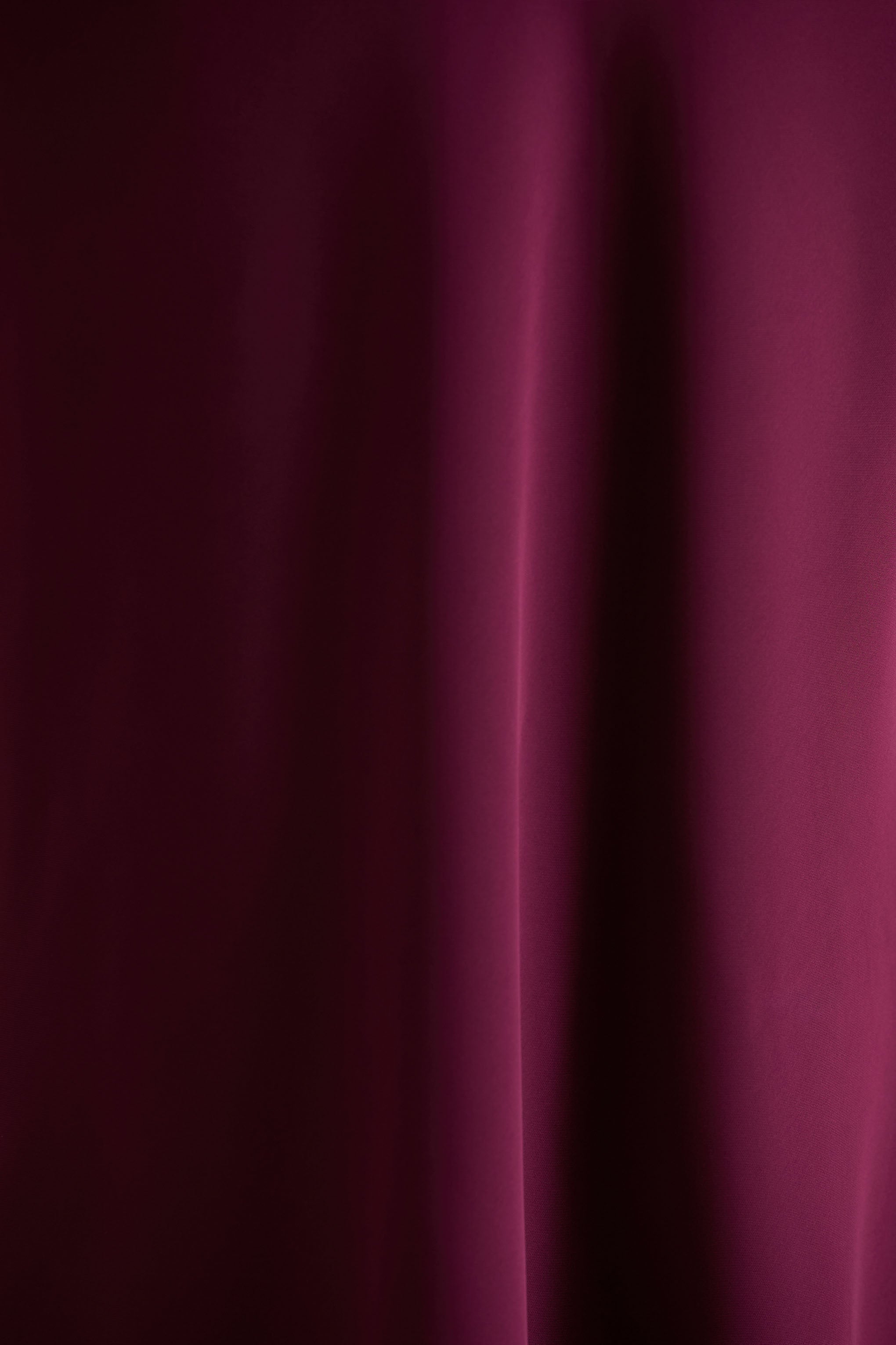 Celina | Burgundy Satin High-Neck Maxi Dress-Sowoom