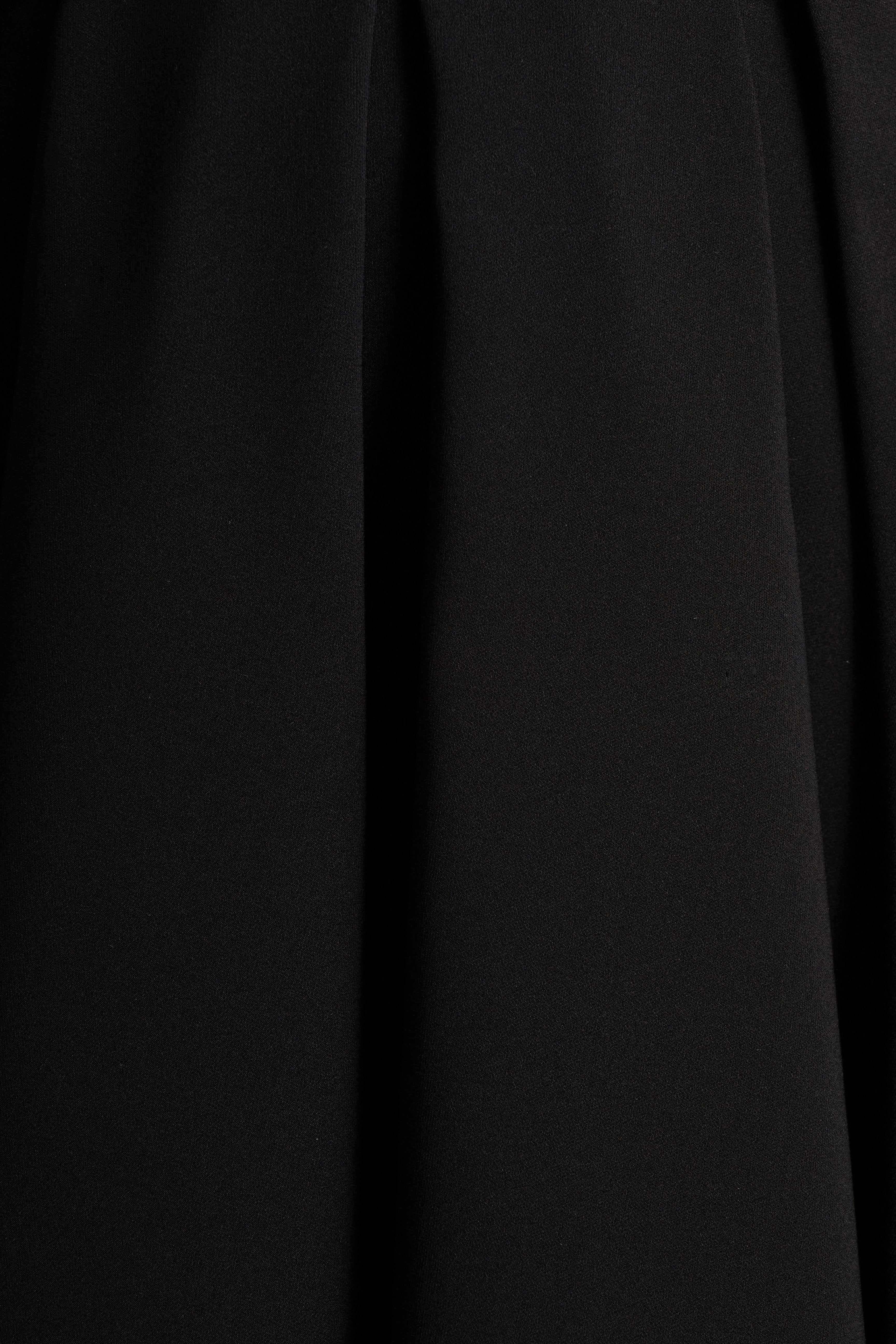 Cosima | Black Bardot-Neck Midi Dress-Sowoom