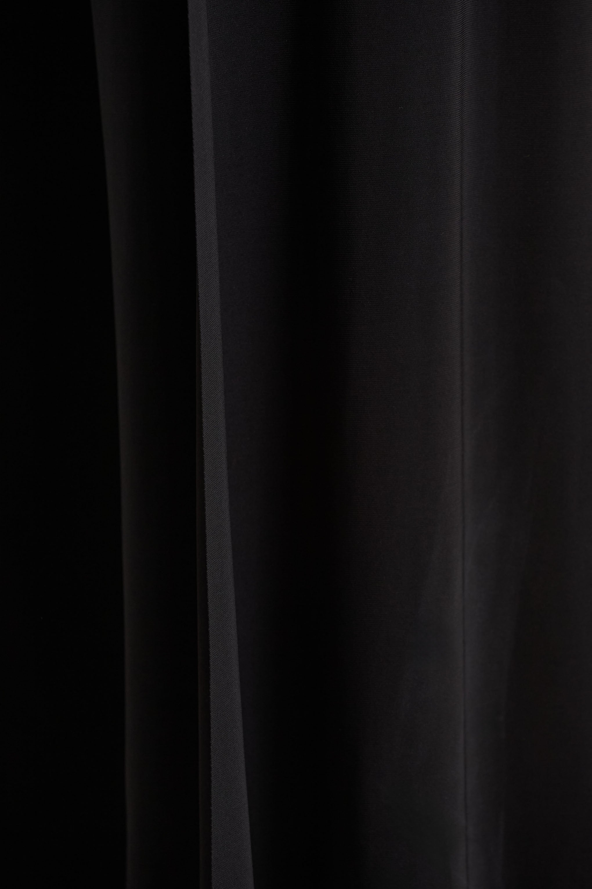 Zara | Black Square-Neck Jumpsuit With Cape Sleeves-Sowoom