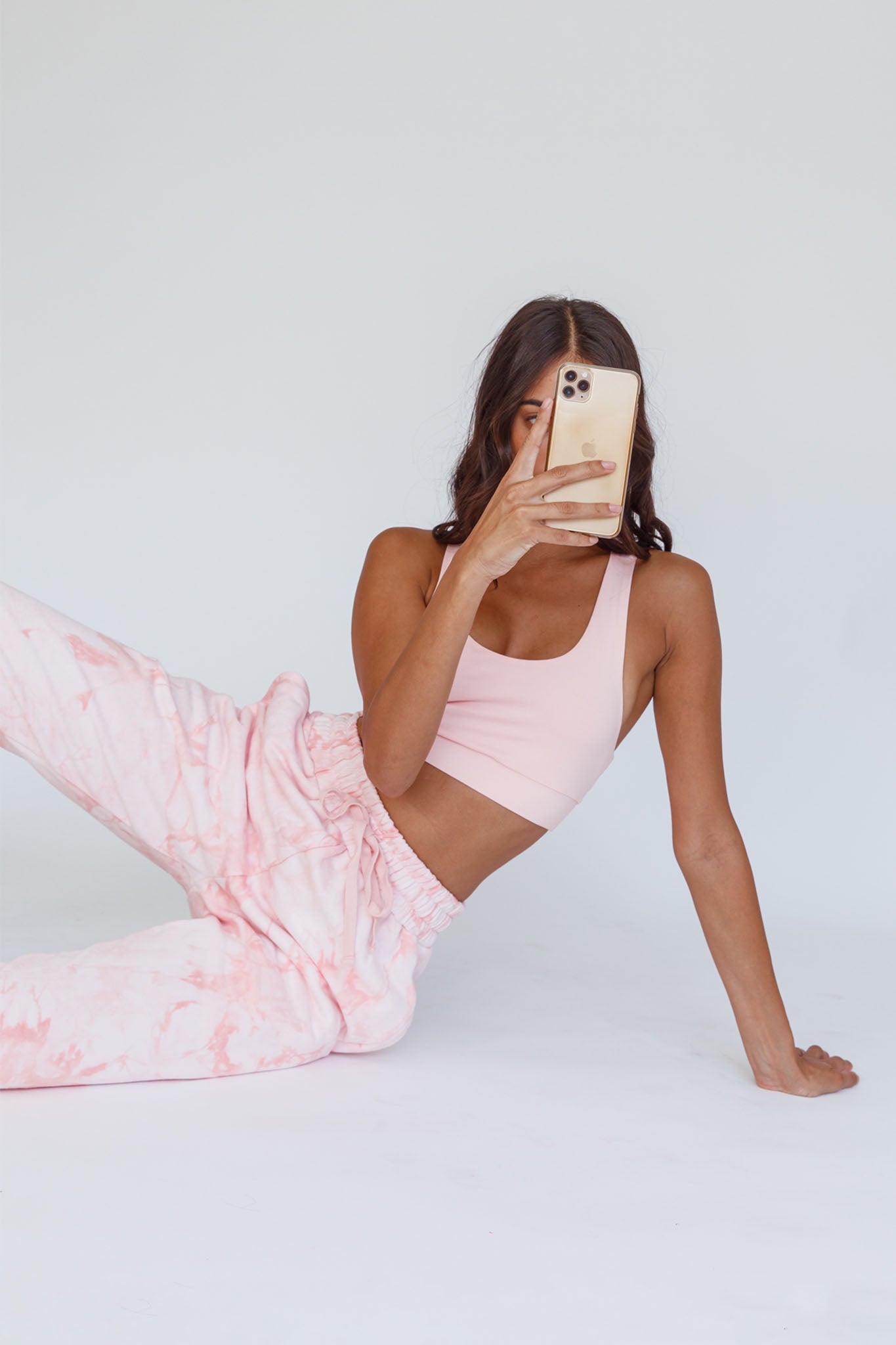 Take It Easy Jogger Track Pants Pink-Maymioy