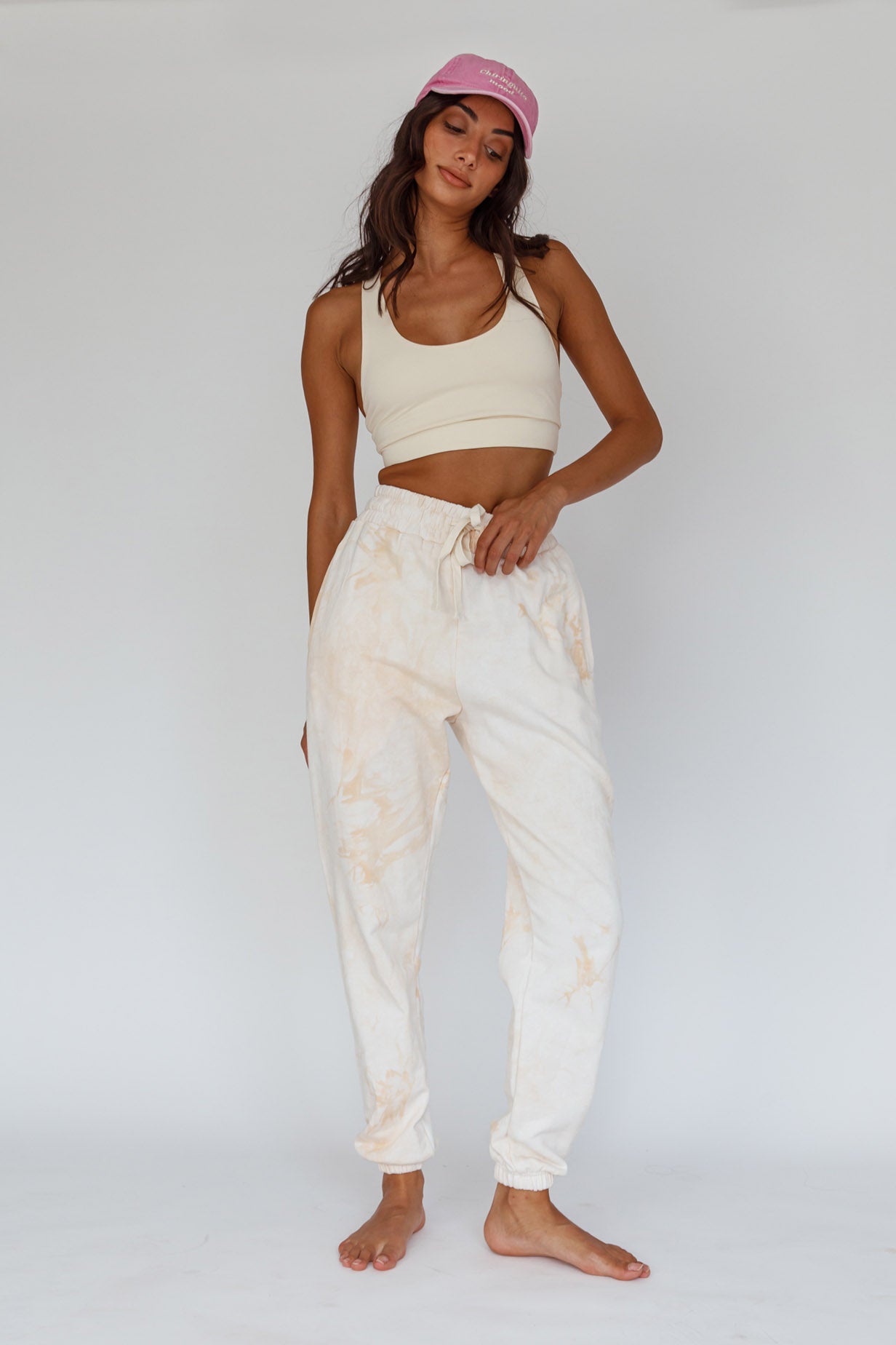 Take It Easy Jogger Track Pants Sand-Maymioy