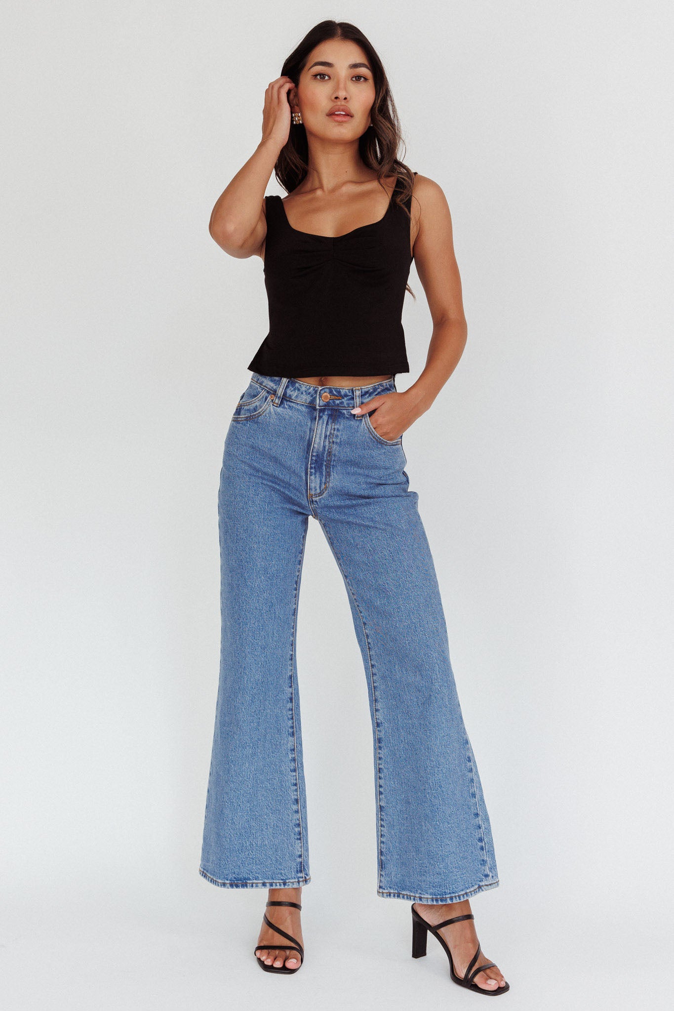Tricia Pintuck Bust Top Black-Maymioy