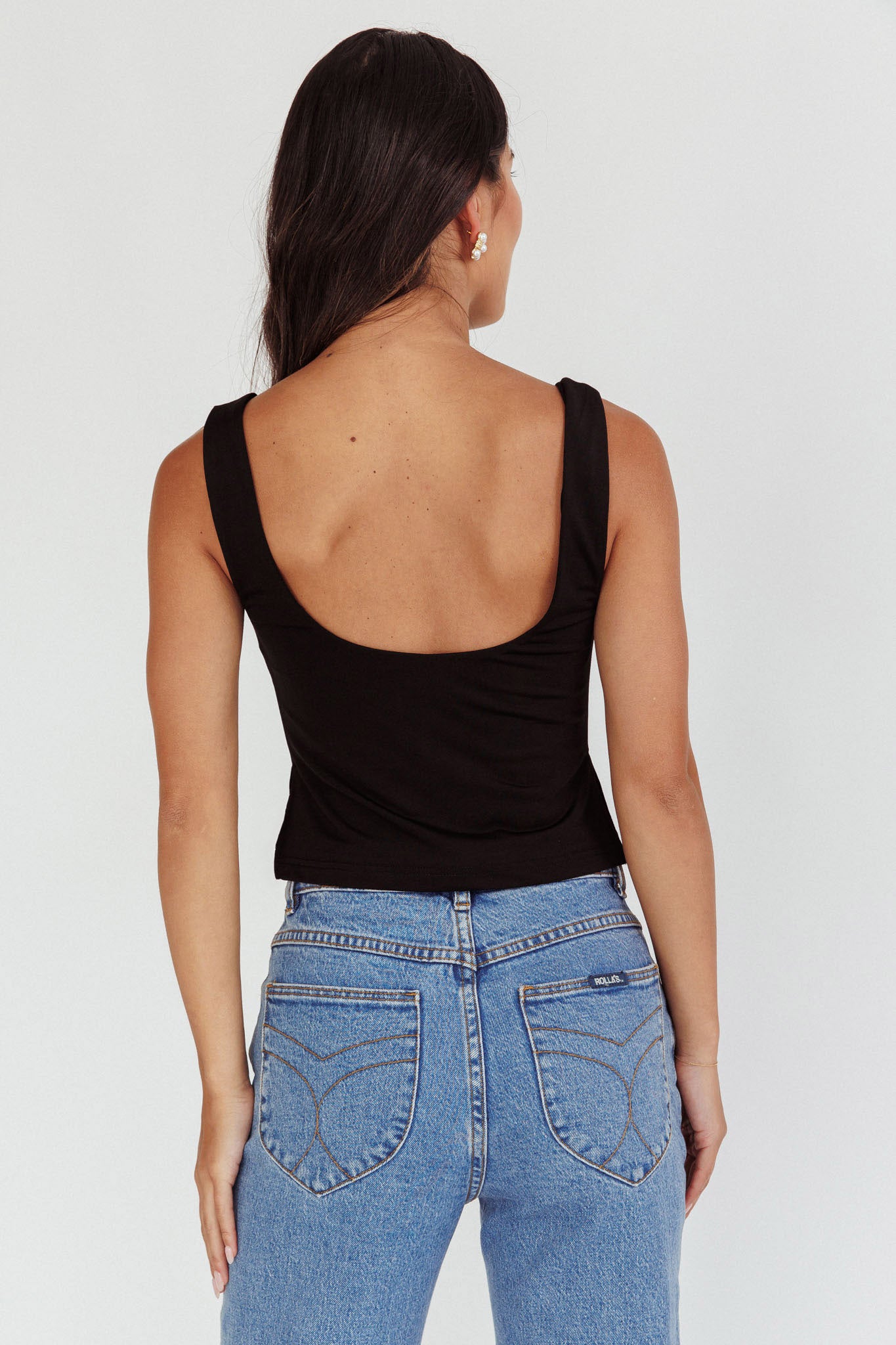 Tricia Pintuck Bust Top Black-Maymioy