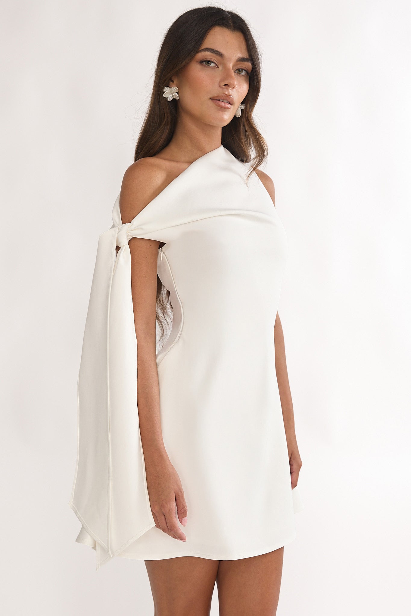 It's A Match Mini Dress White-Maymioy