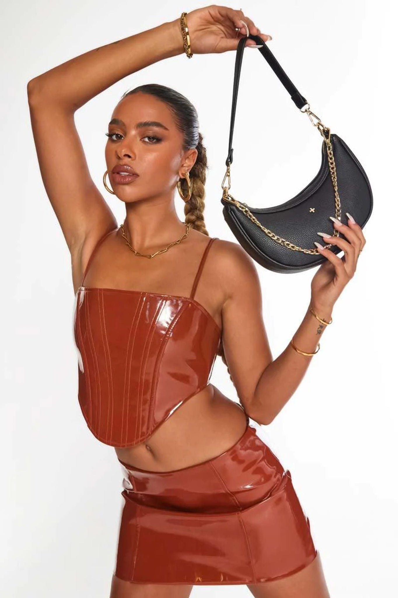 Peta And Jain Micki Shoulder Bag Black-Maymioy