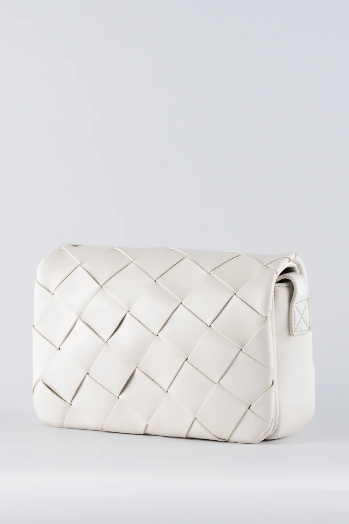 TEN TONES Azure Weave Bag White-Maymioy