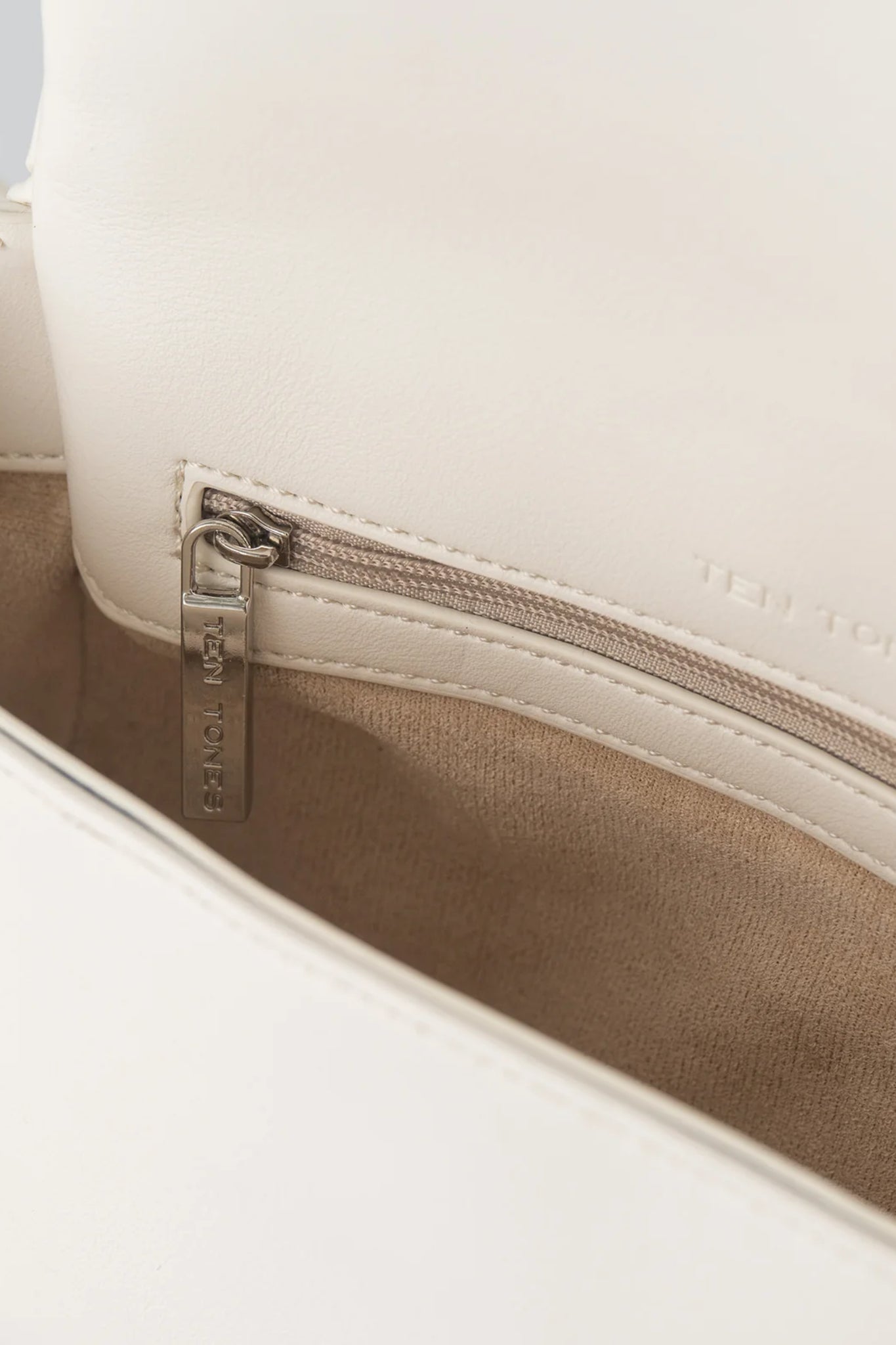 TEN TONES Azure Weave Bag White-Maymioy