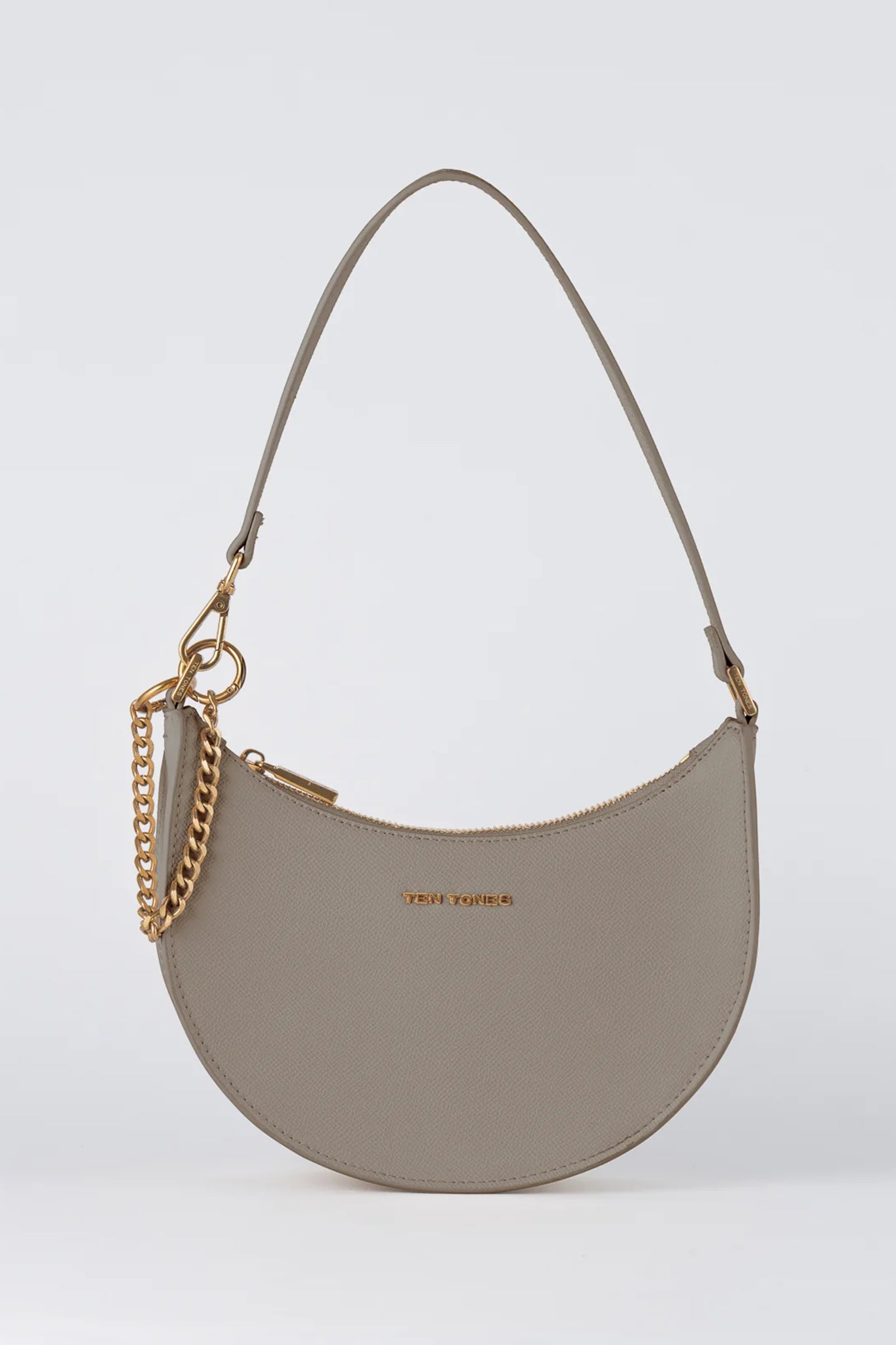TEN TONES Grayson Moon Bag Beige-Maymioy