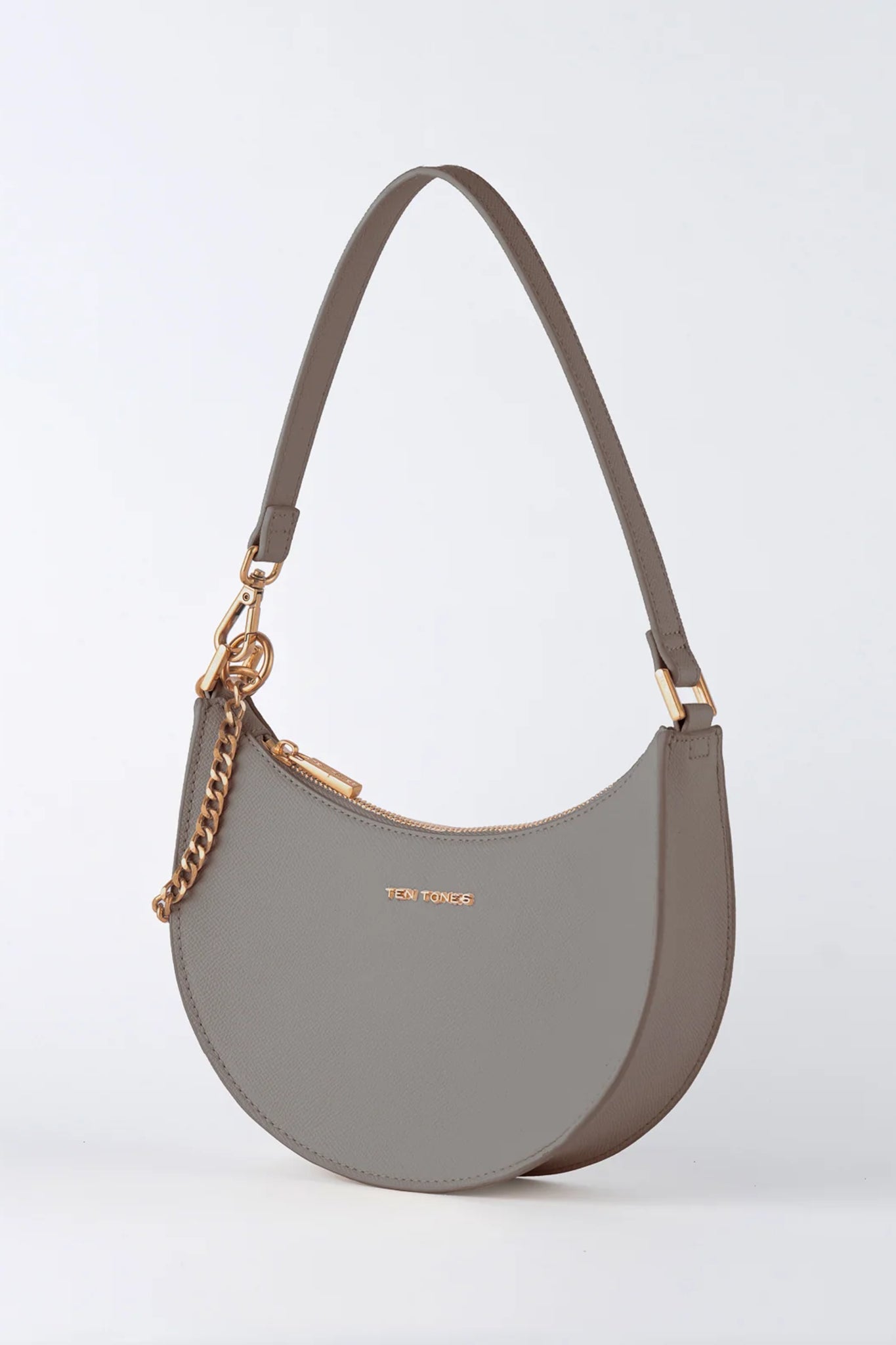 TEN TONES Grayson Moon Bag Beige-Maymioy