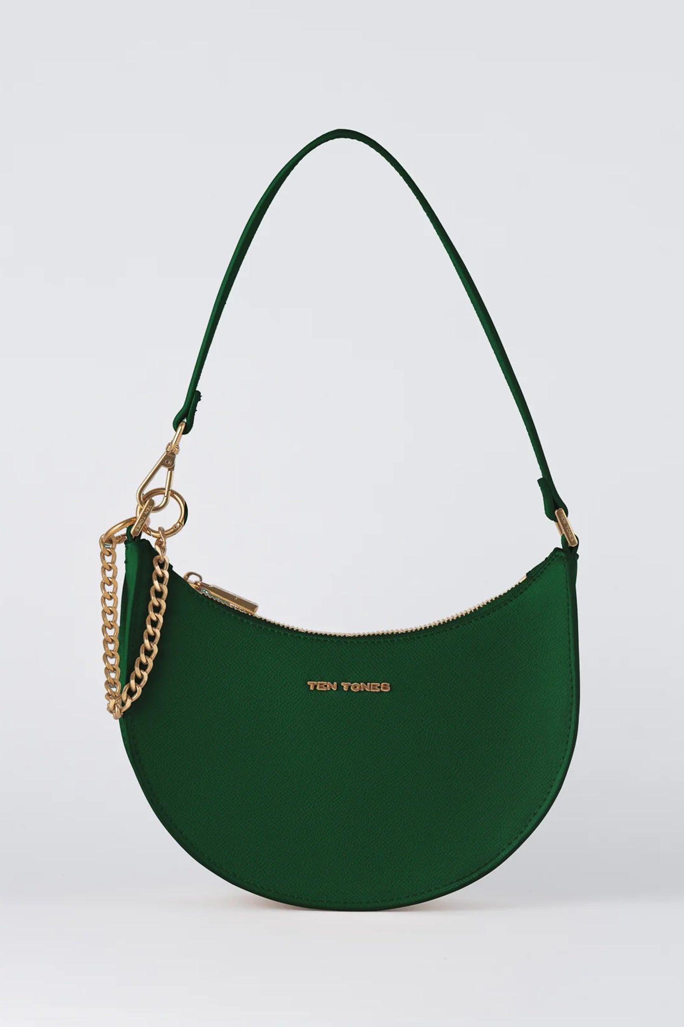 TEN TONES Grayson Moon Bag Green-Maymioy