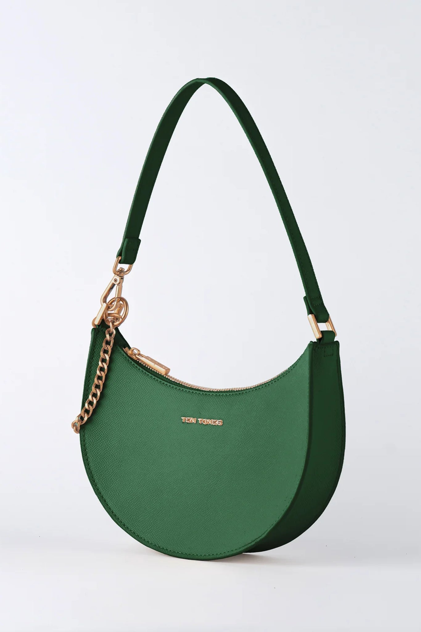 TEN TONES Grayson Moon Bag Green-Maymioy