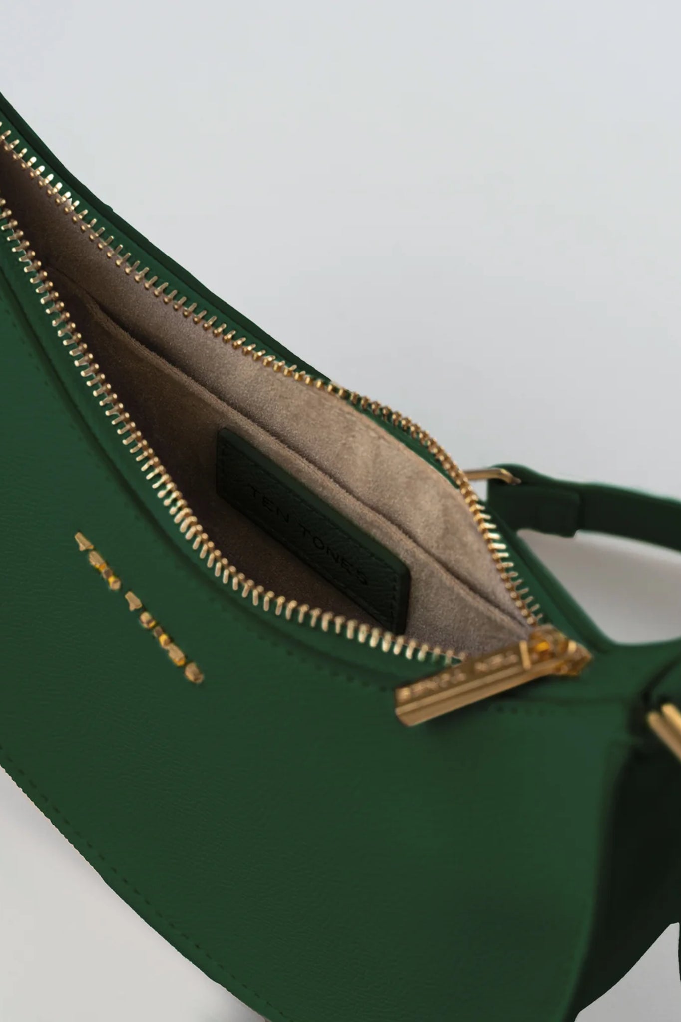 TEN TONES Grayson Moon Bag Green-Maymioy
