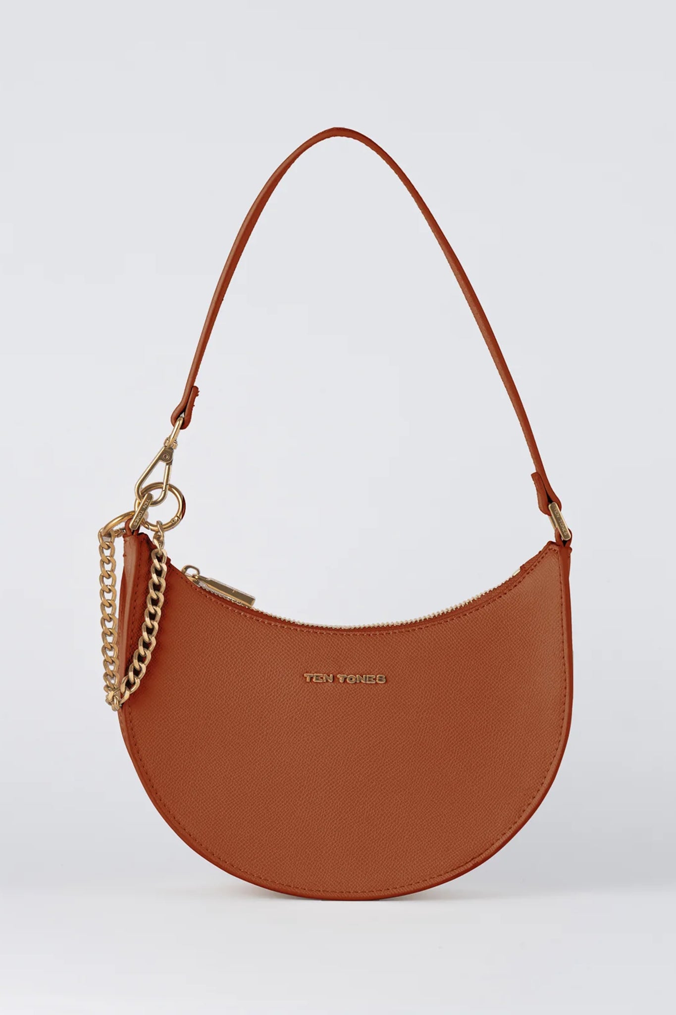TEN TONES Grayson Moon Bag Orange-Maymioy