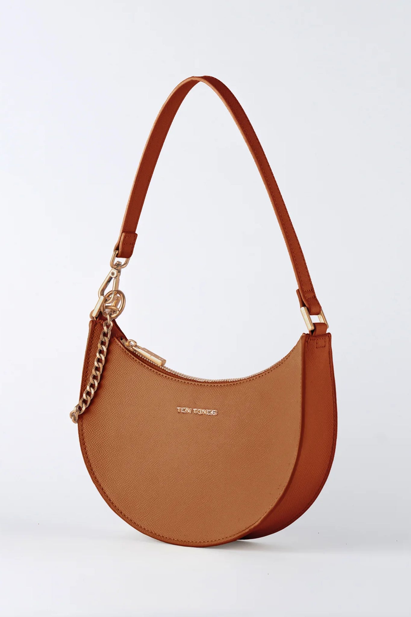 TEN TONES Grayson Moon Bag Orange-Maymioy
