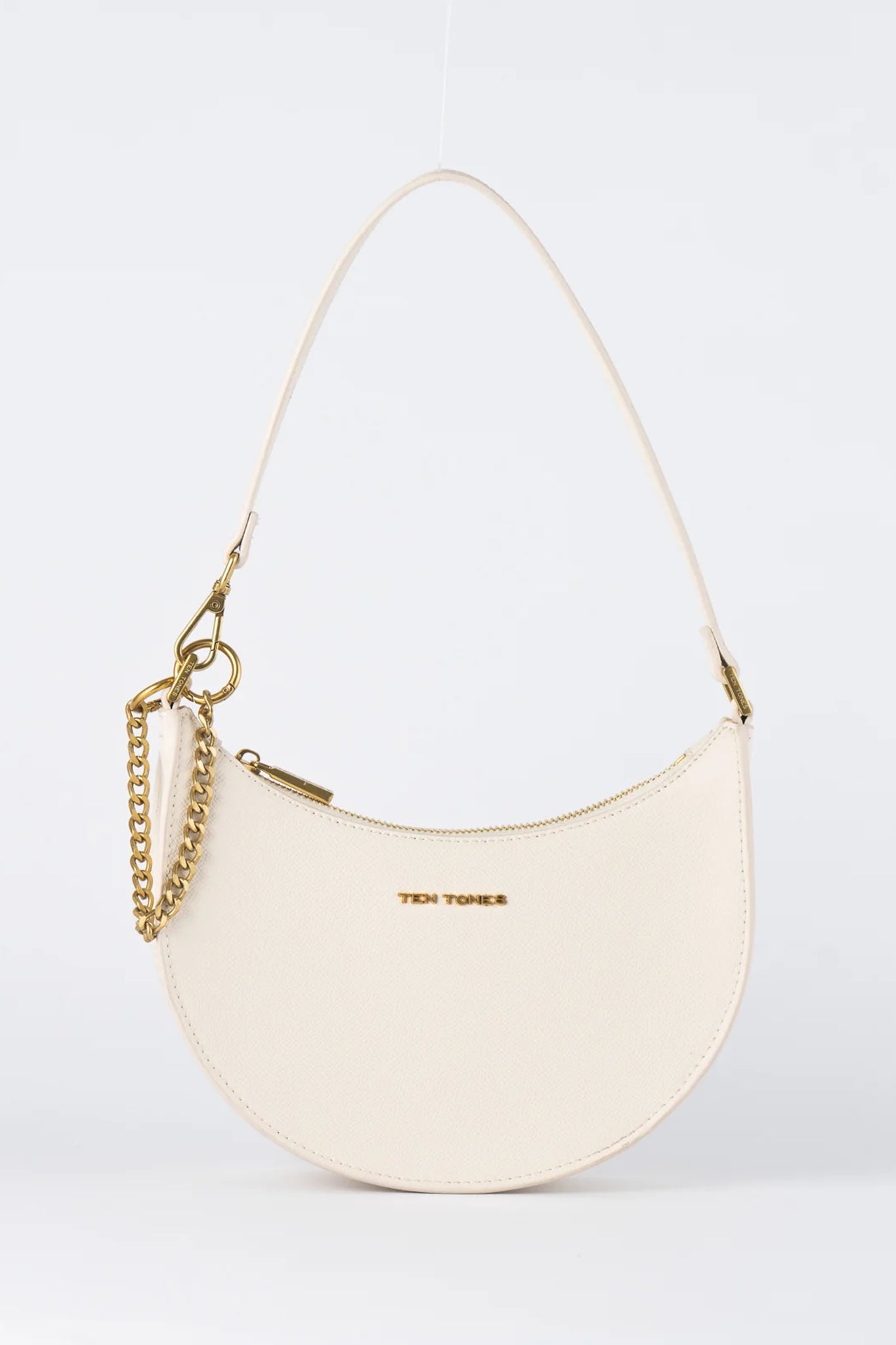 TEN TONES Grayson Moon Bag White-Maymioy