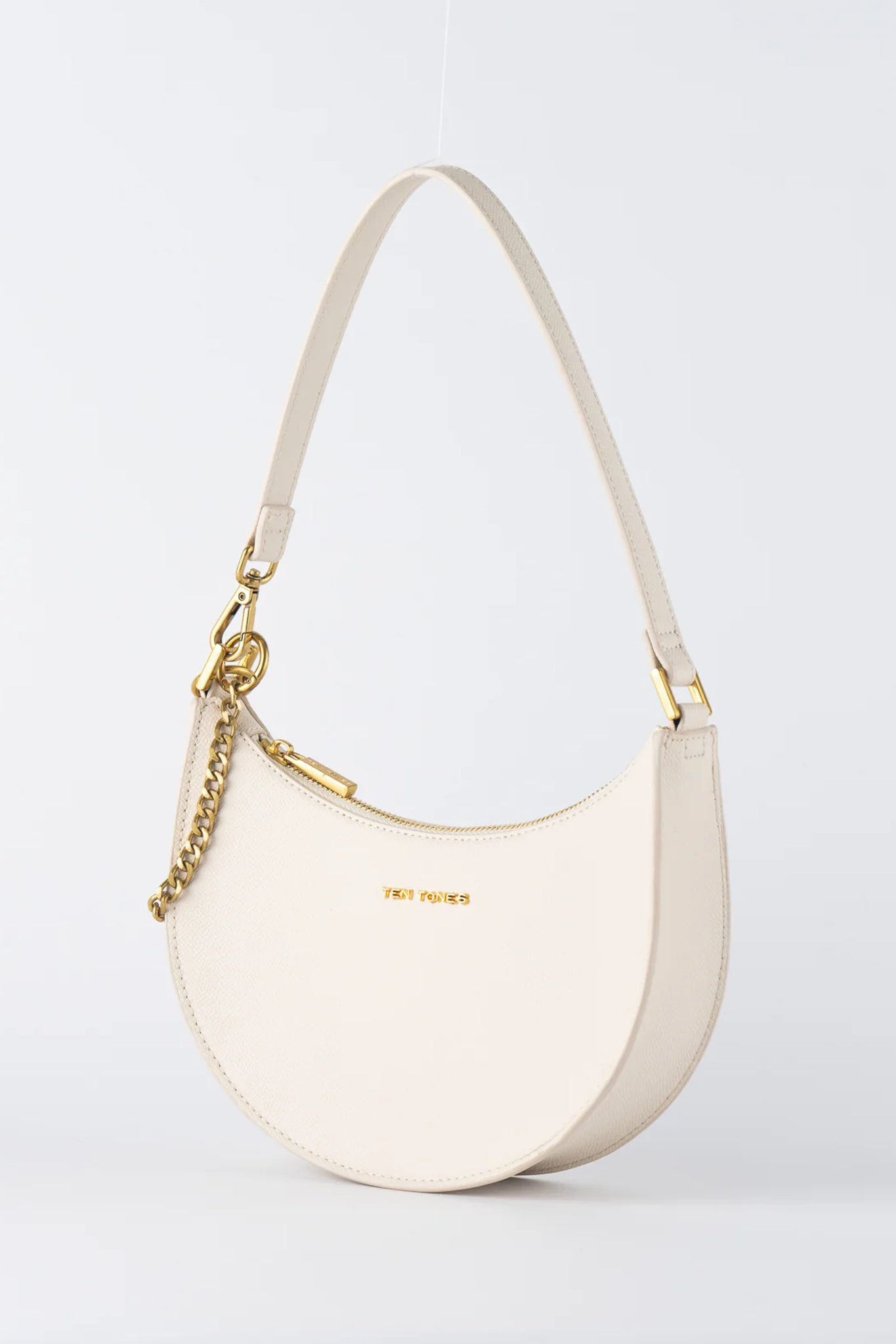 TEN TONES Grayson Moon Bag White-Maymioy