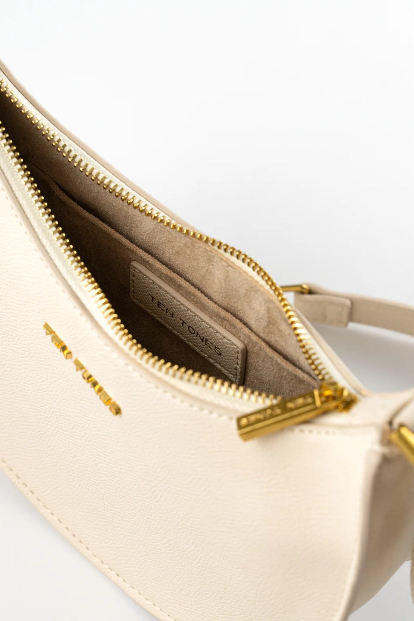 TEN TONES Grayson Moon Bag White-Maymioy