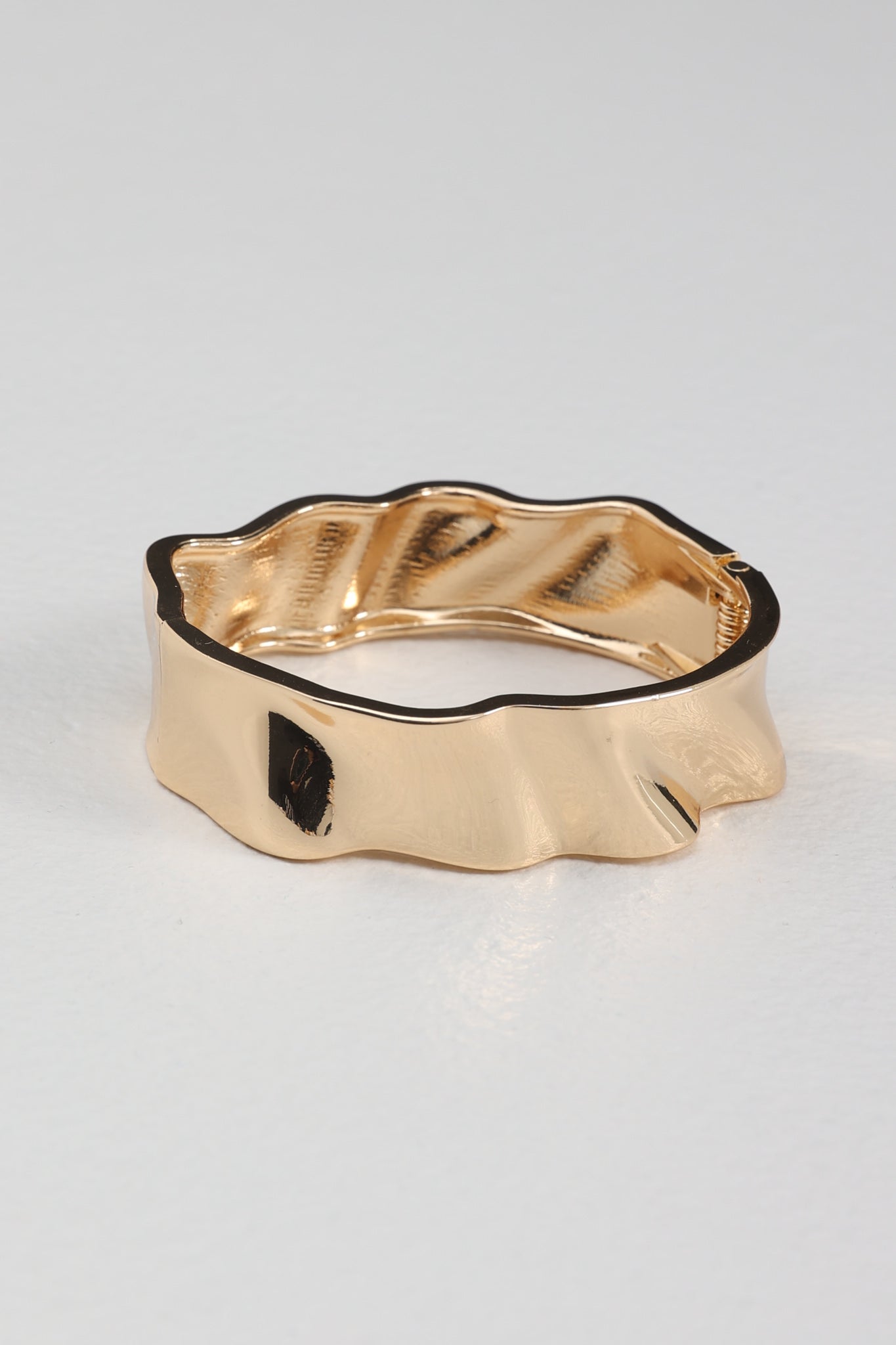 Morning Light Irregular Bangle Gold-Maymioy