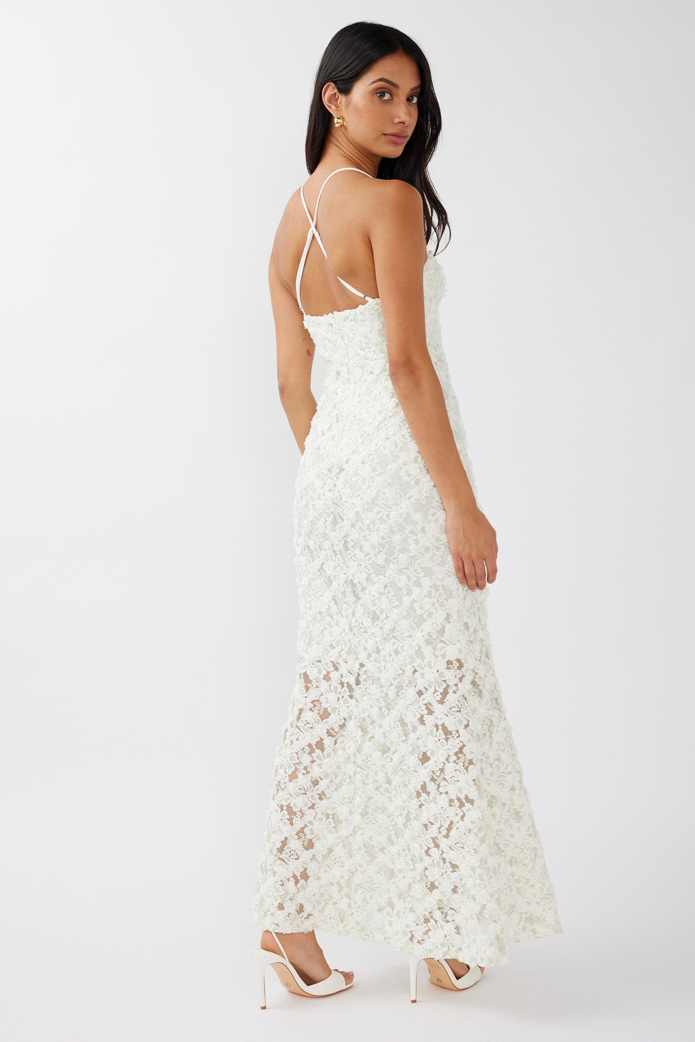 New Beginnings Sweetheart Neckline Lace Dress Mint-Maymioy