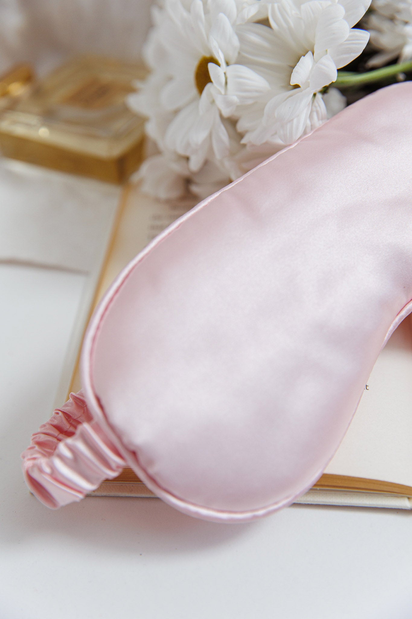 Sweet Dreams Satin Eye Mask Pink-Maymioy