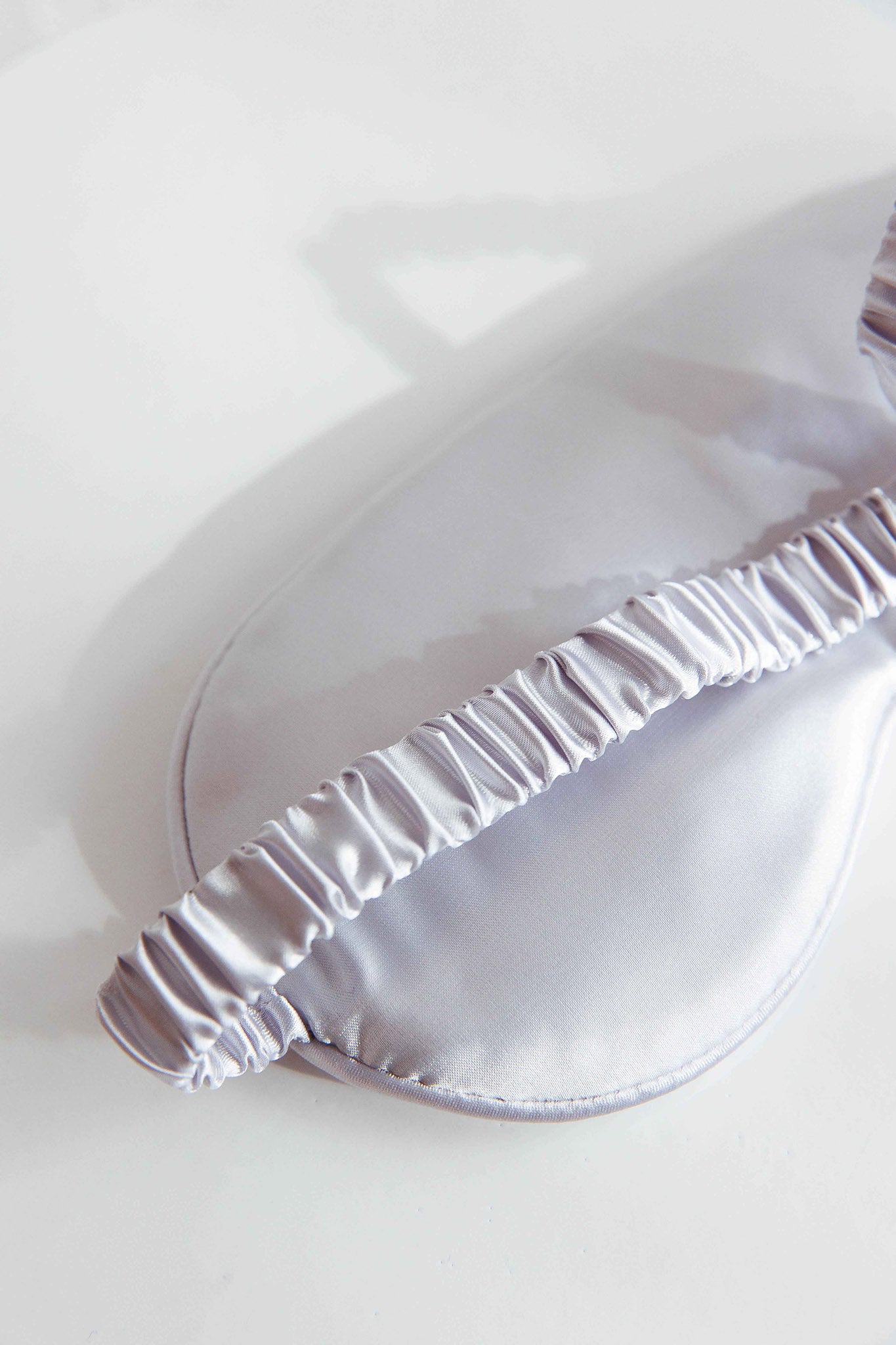 Sweet Dreams Satin Eye Mask Silver-Maymioy