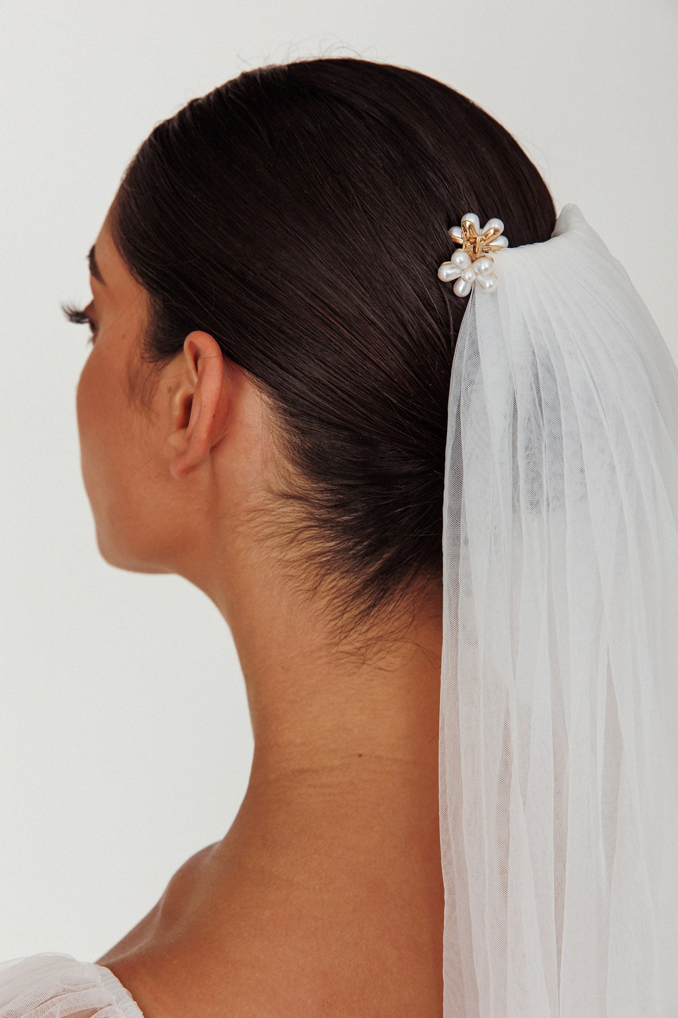 Aurelia Pearl Flower Hairclip Set-Maymioy