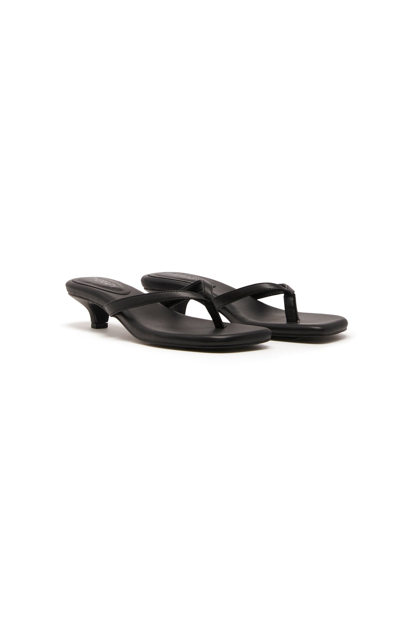 THERAPY Heatwave Thong Heel Black-Maymioy