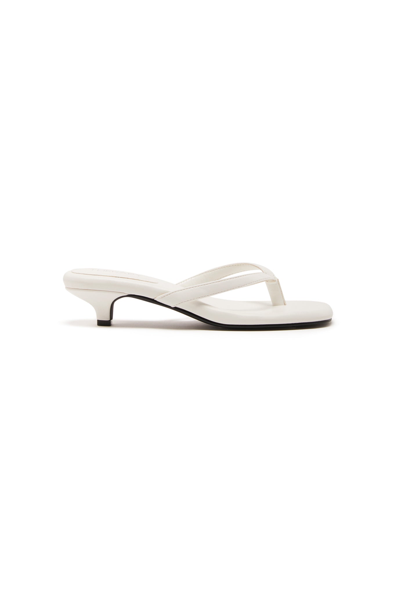 THERAPY Heatwave Thong Heel White-Maymioy