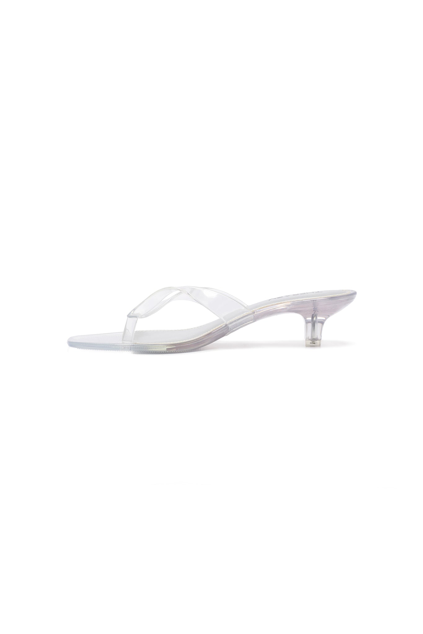 THERAPY Jellyz Thong Heel Clear-Maymioy