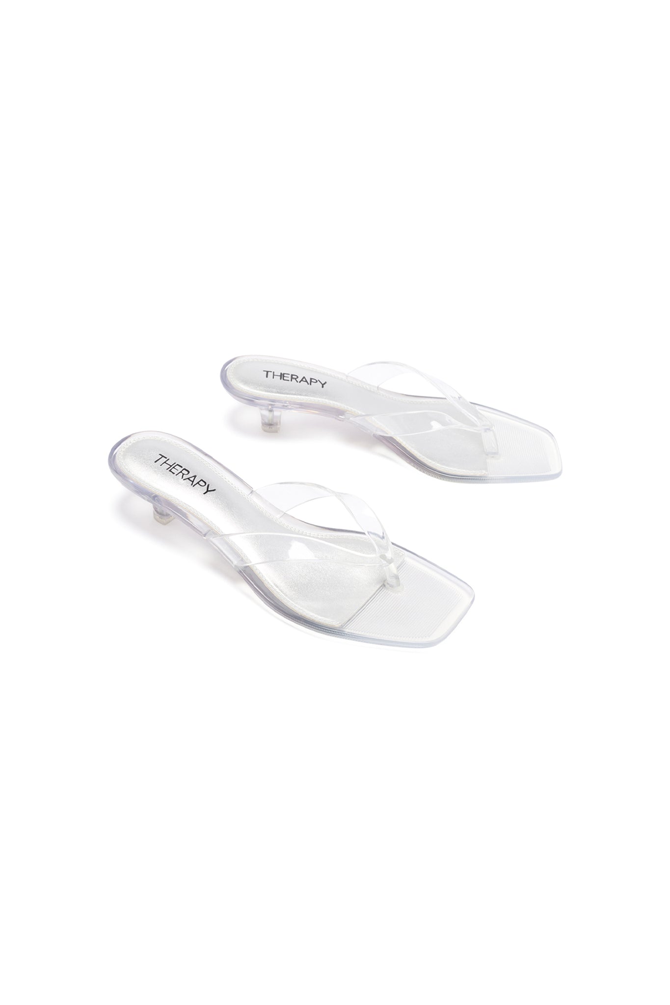 THERAPY Jellyz Thong Heel Clear-Maymioy