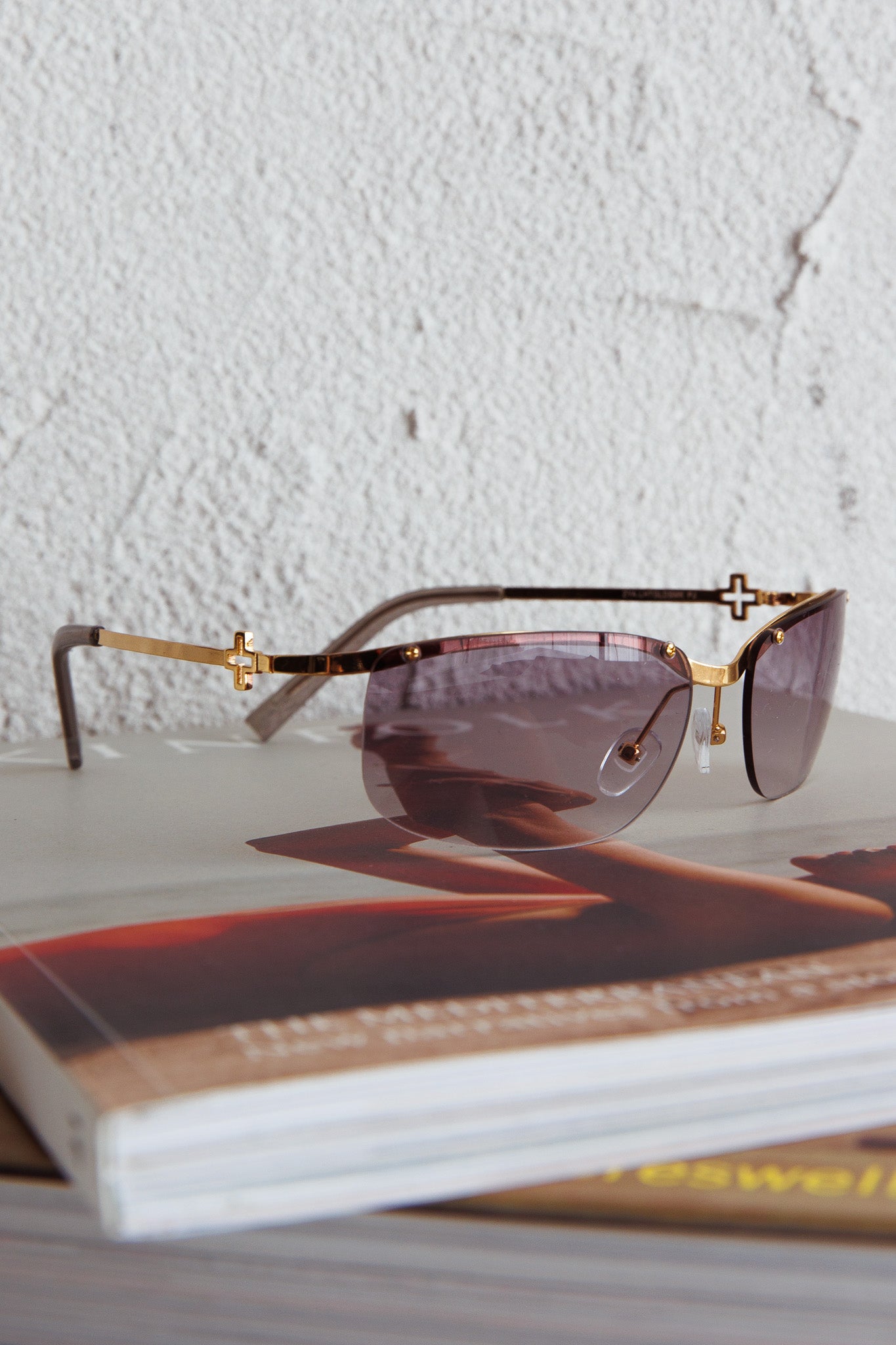 Peta And Jain Zya Sunglasses Light Gold-Maymioy