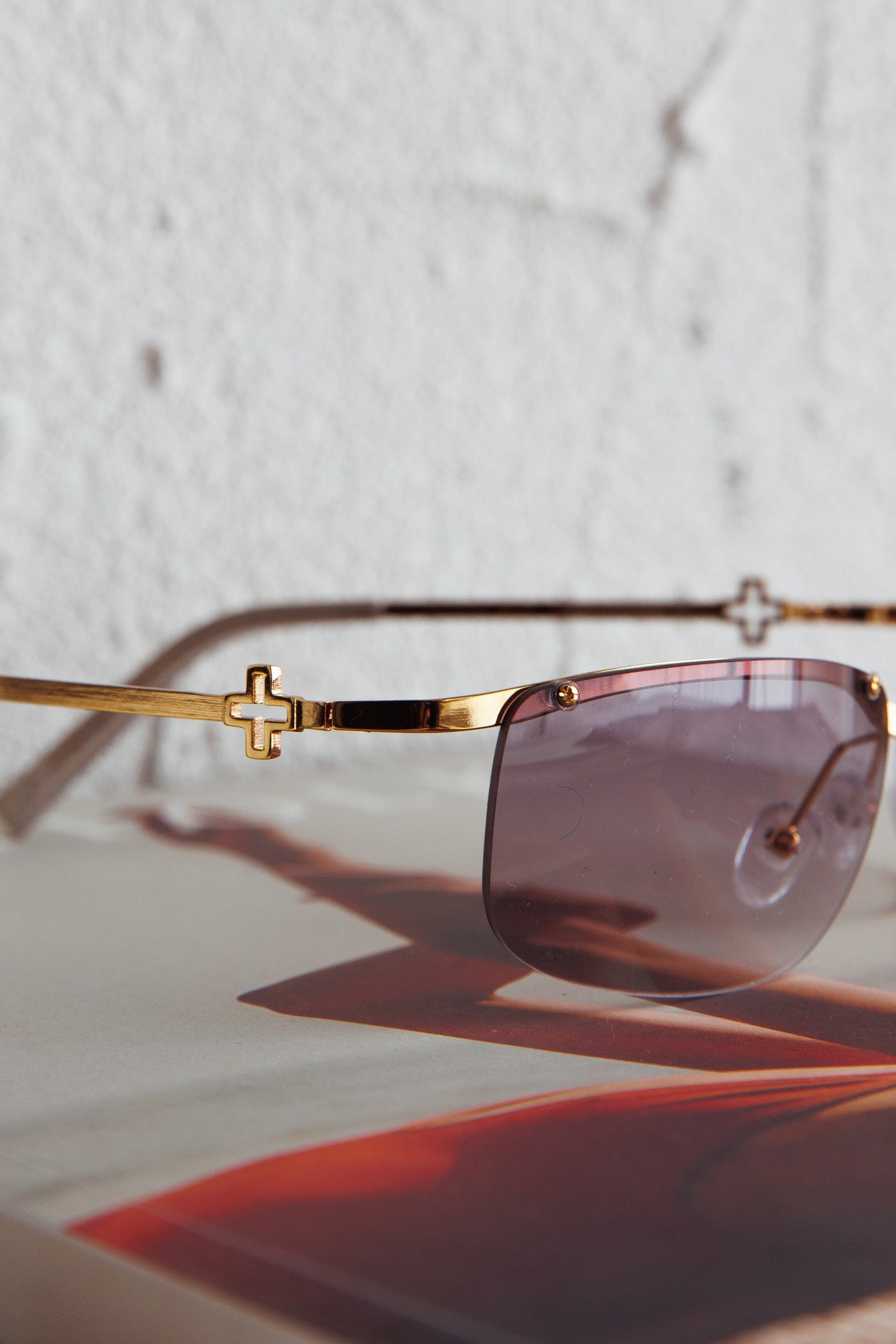 Peta And Jain Zya Sunglasses Light Gold-Maymioy