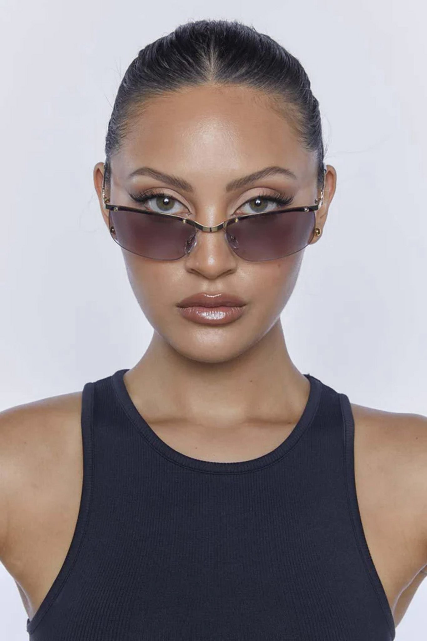 Peta And Jain Zya Sunglasses Light Gold-Maymioy