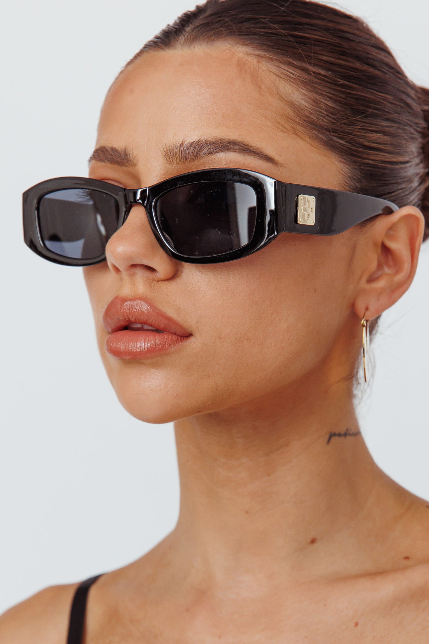 Peta And Jain Inez Sunglasses Black-Maymioy