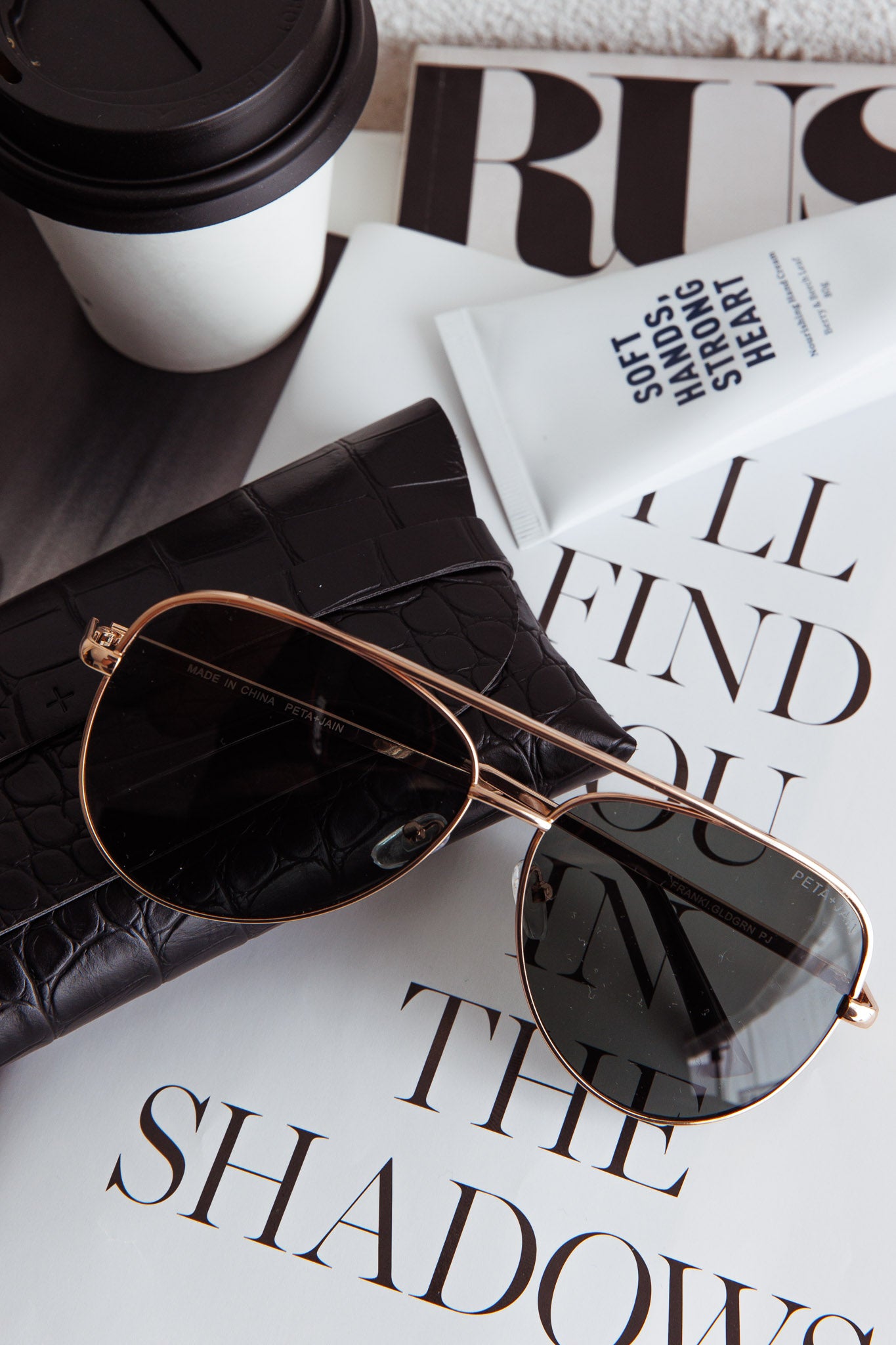 Peta And Jain Franki Sunglasses Gold-Maymioy