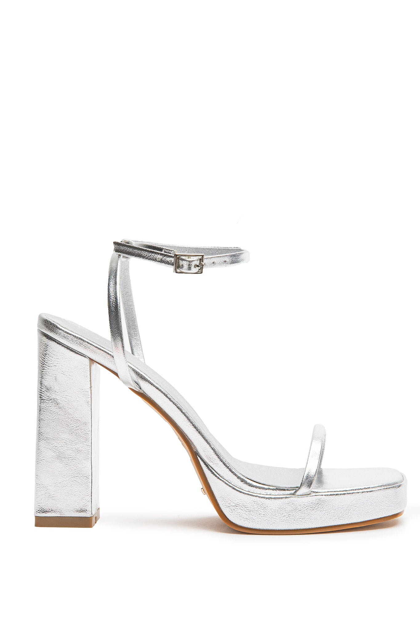 BiLLiNi Tahni Platform Heel Silver-Maymioy