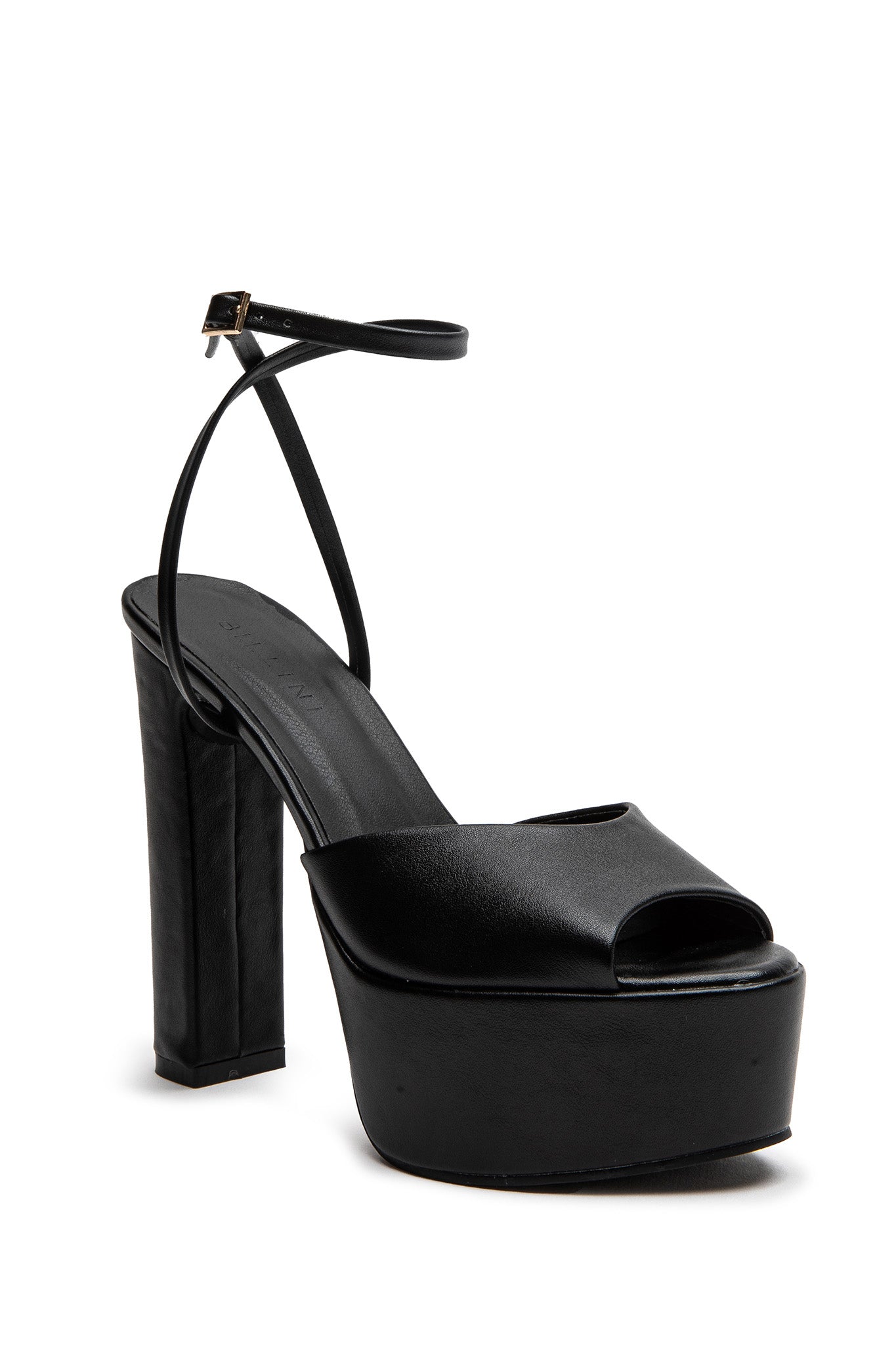 BiLLiNi Farley High Platform Block Heel Black-Maymioy