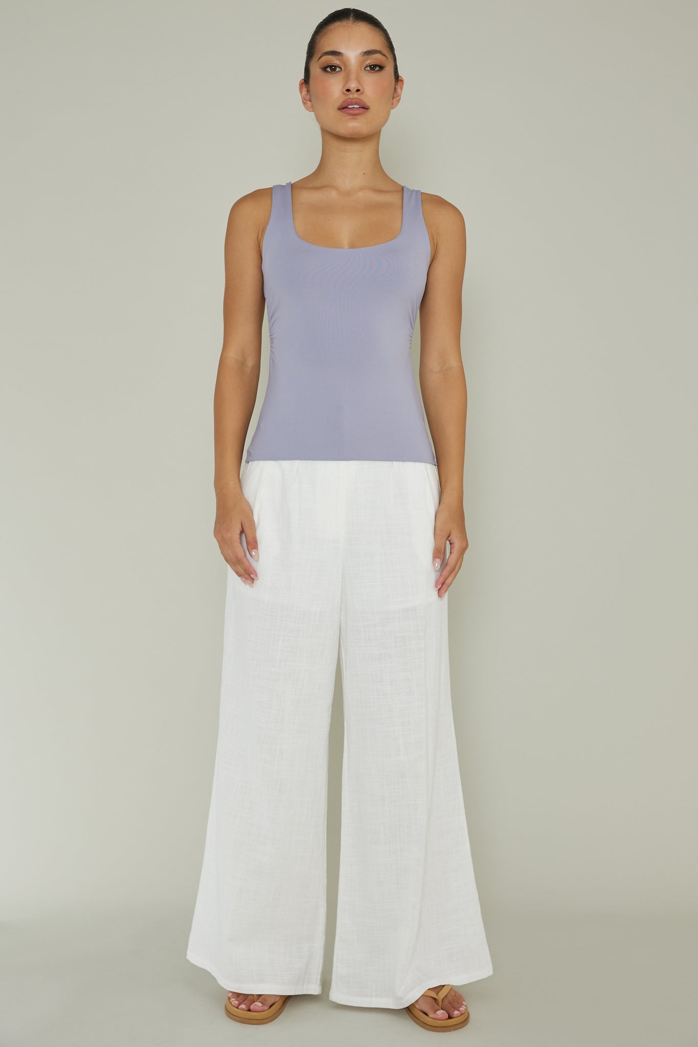 Tate Backless Top Slate-Maymioy