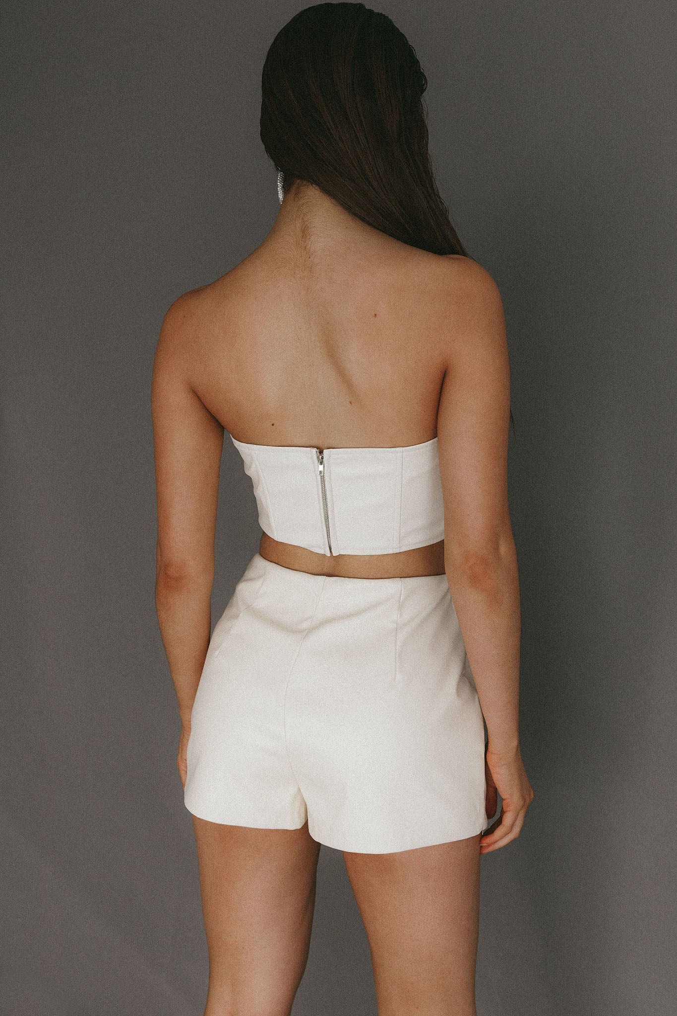 Audra Wrap Look Skorts Ivory-Maymioy